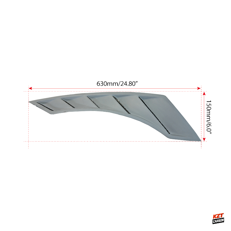 For Nissan R35 GTR 08-17 NIS Style Fender Vent Duct Fiberglass Unpaint Pair