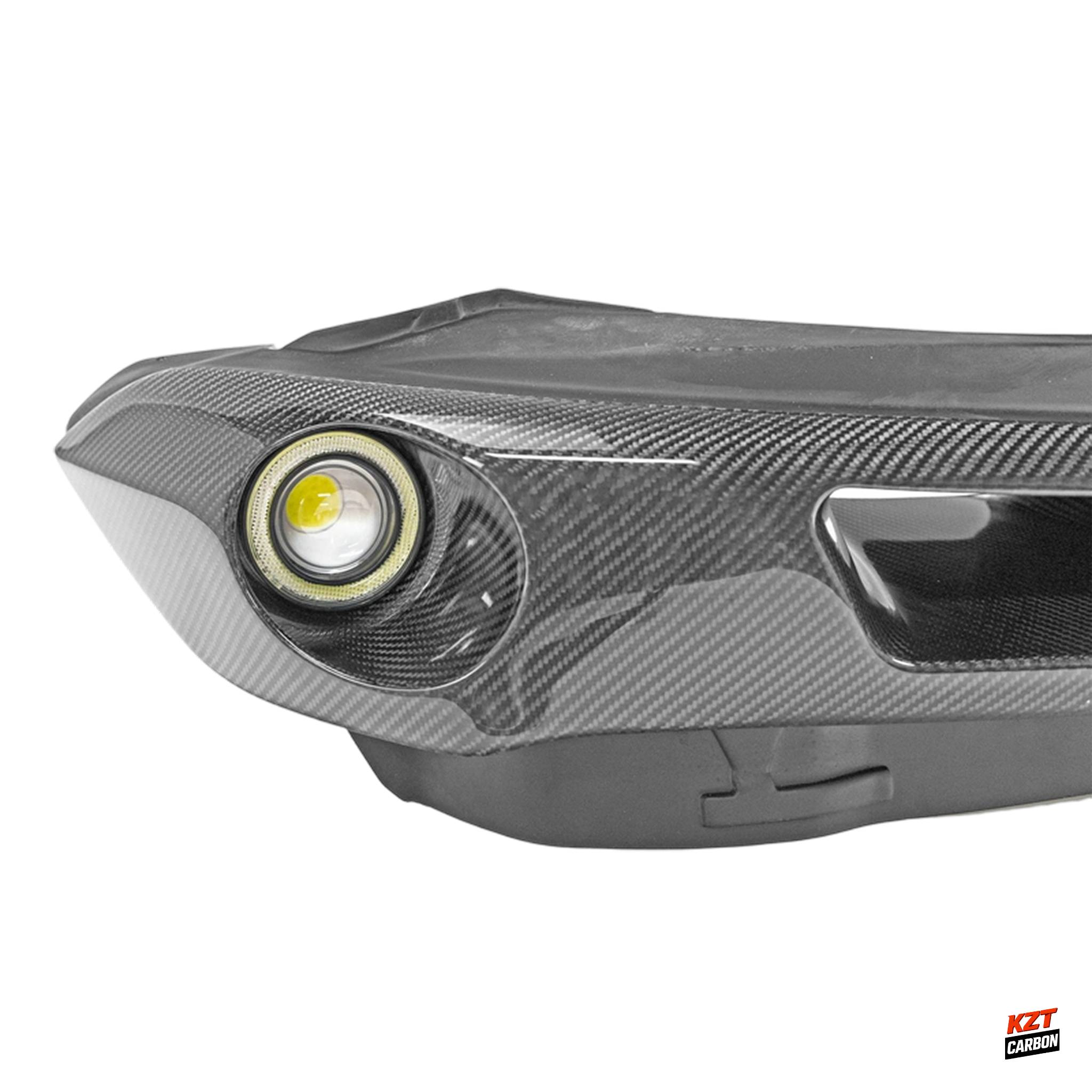 For Honda Civic Type R FL5 23-24 Carbon EPA2 Front Headlight Duct RHS 1piece