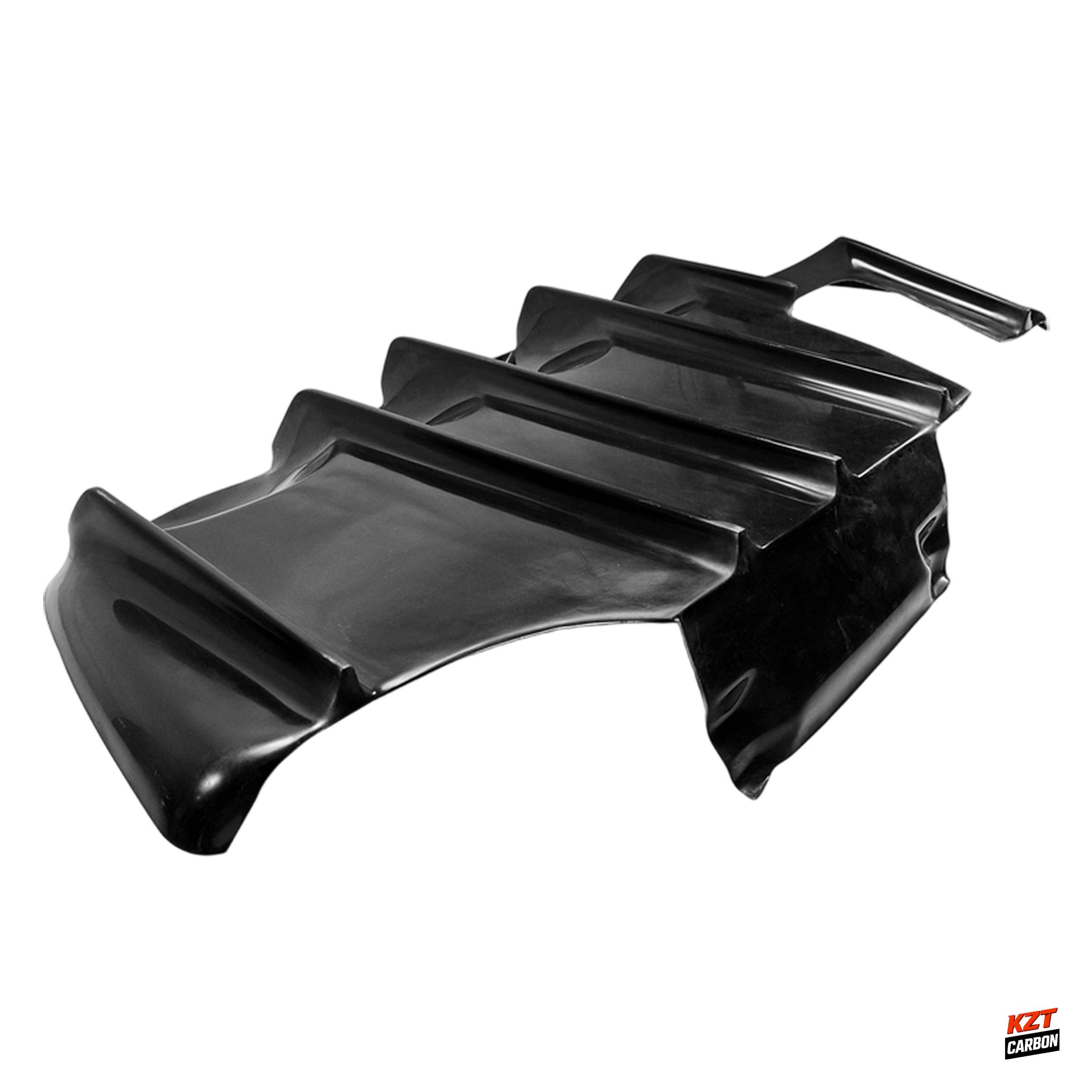For Mazda RX7 RX-7 FD FD3S FEED Style Fiberglass Rear Bumper Bottom Diffuser