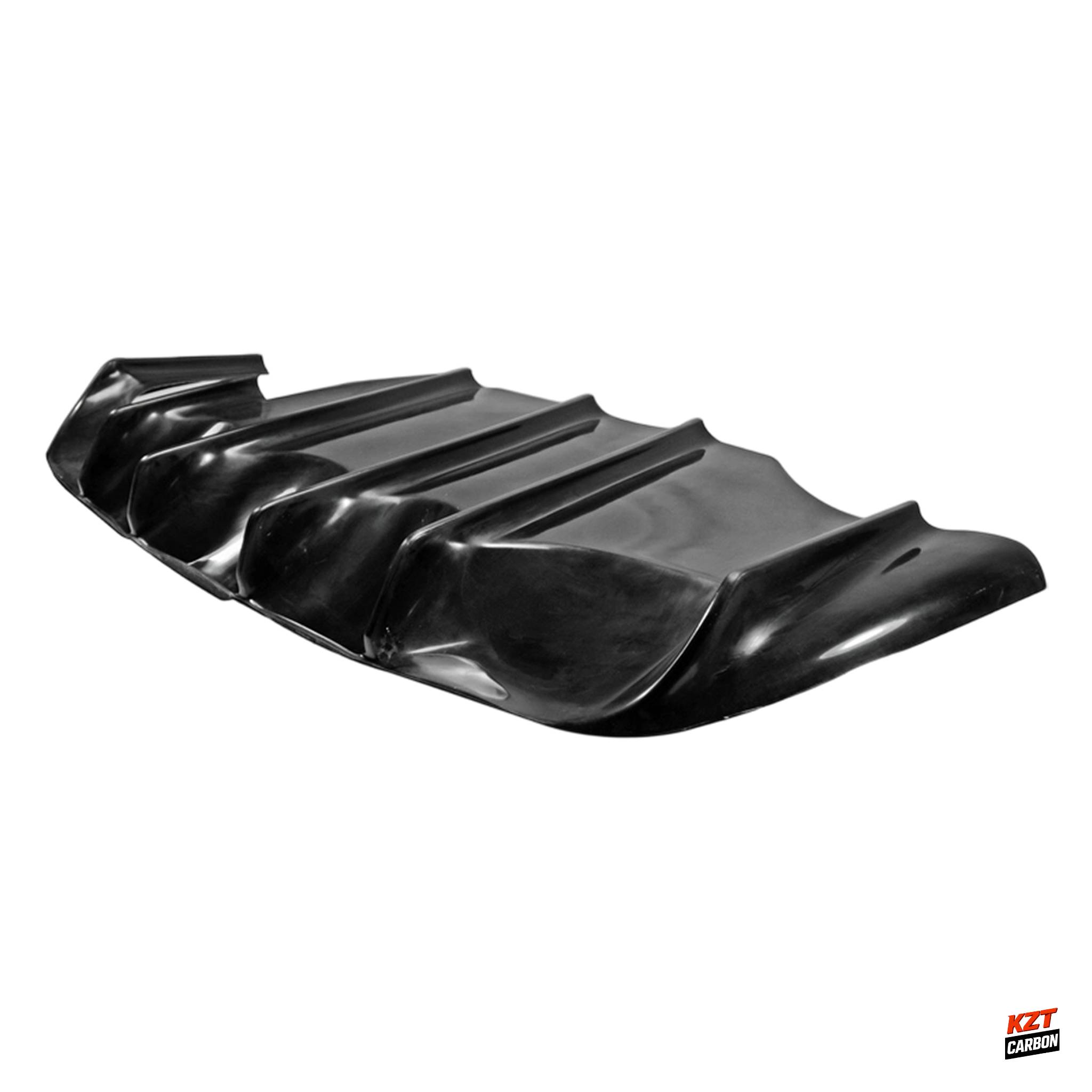 For Mazda RX7 RX-7 FD FD3S FEED Style Fiberglass Rear Bumper Bottom Diffuser