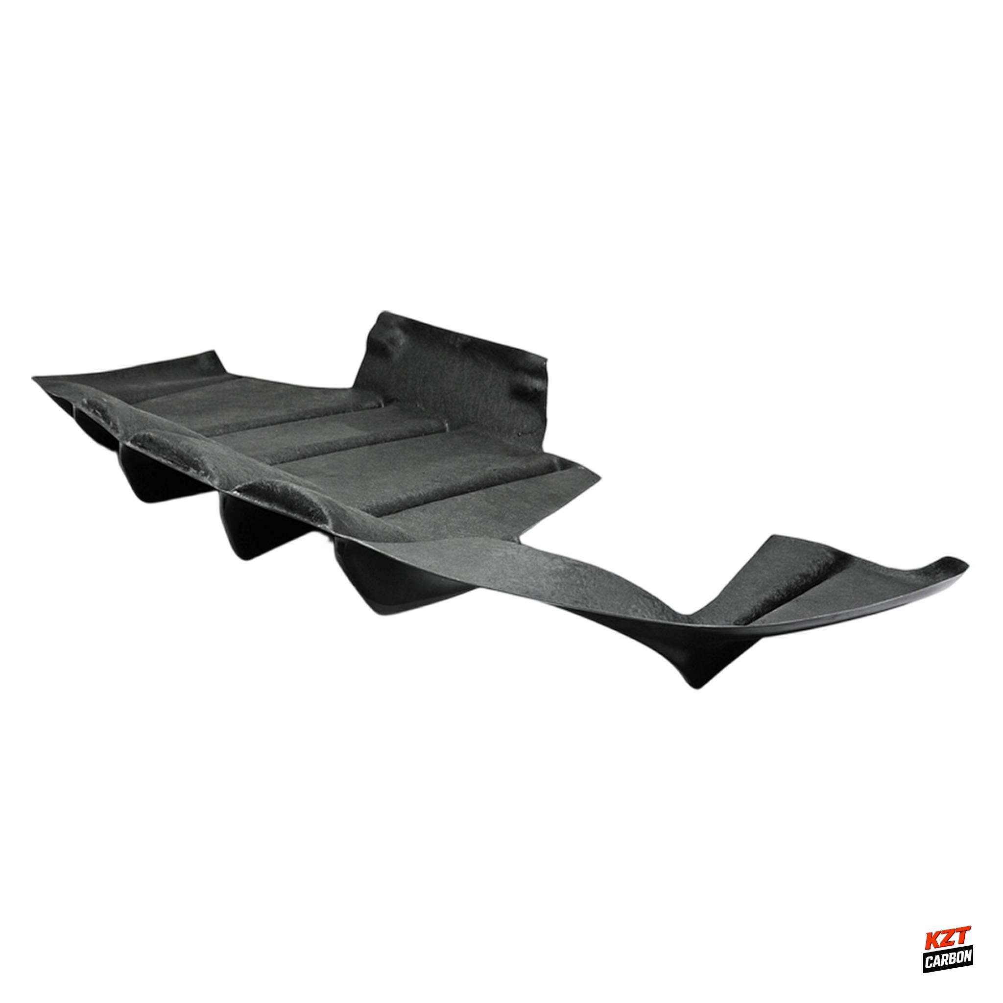 For Mazda RX7 RX-7 FD FD3S FEED Style Fiberglass Rear Bumper Bottom Diffuser