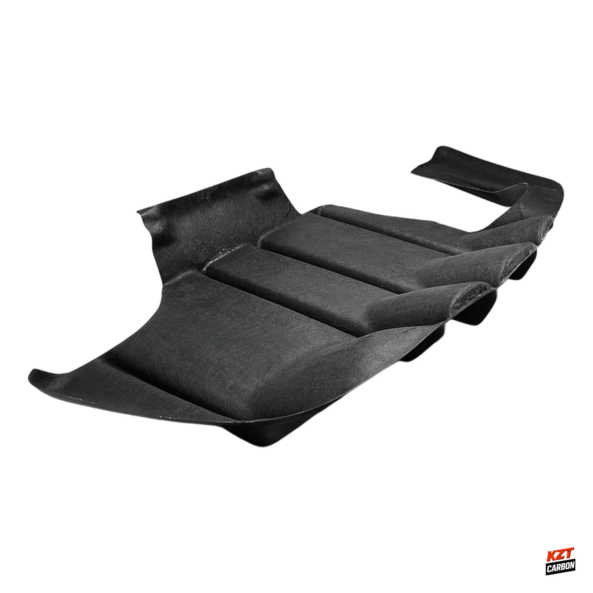 For Mazda RX7 RX-7 FD FD3S FEED Style Fiberglass Rear Bumper Bottom Diffuser