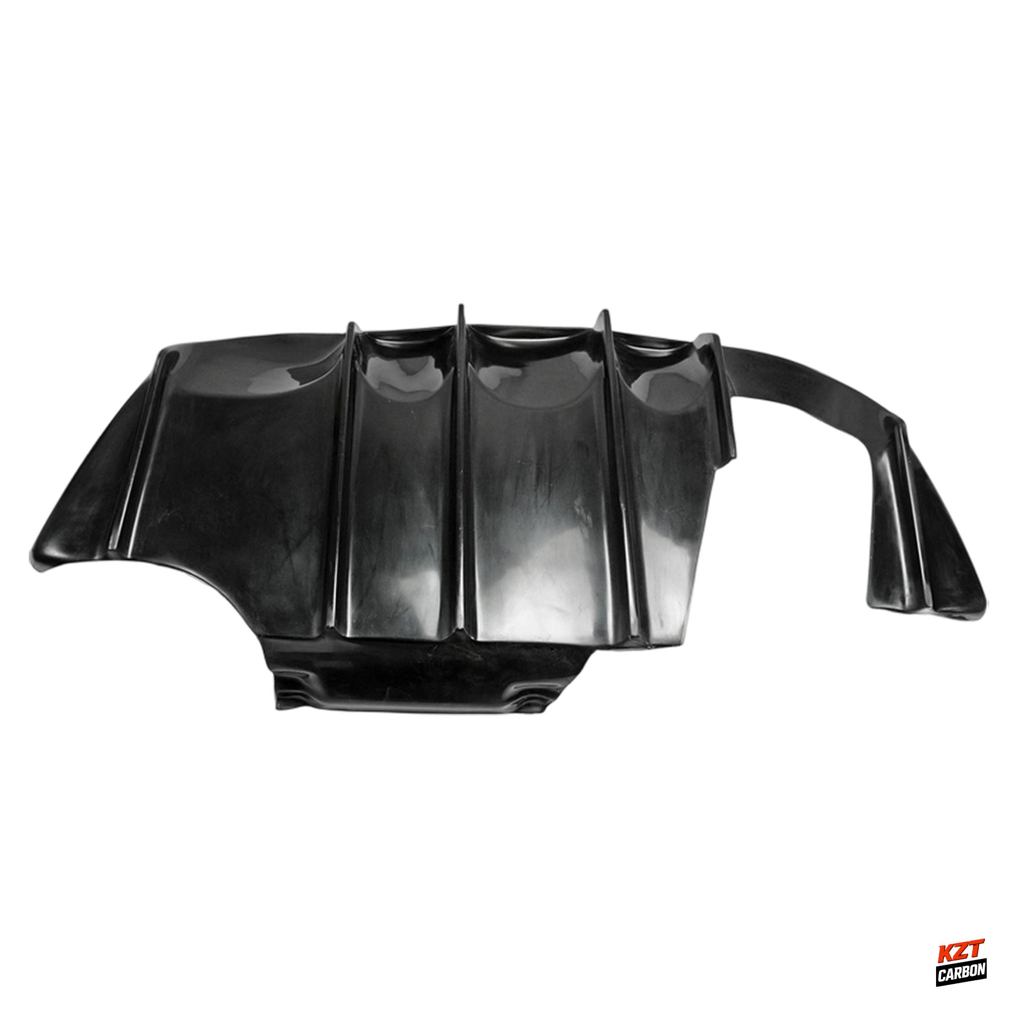 For Mazda RX7 RX-7 FD FD3S FEED Style Fiberglass Rear Bumper Bottom Diffuser