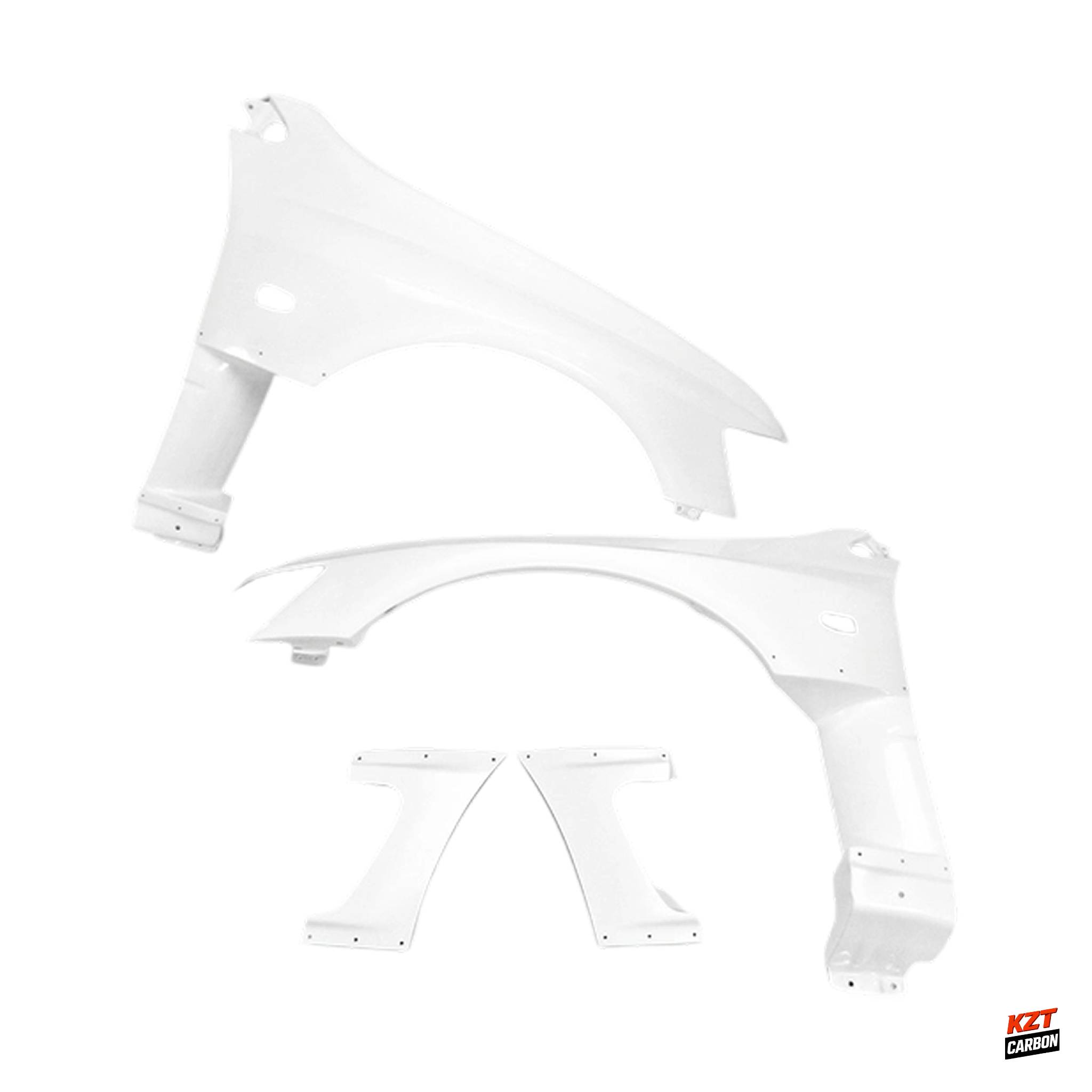 For Mitsubishi Evolution EVO 8 9 VRS Style Fiberglass Front Vented Fender Pair
