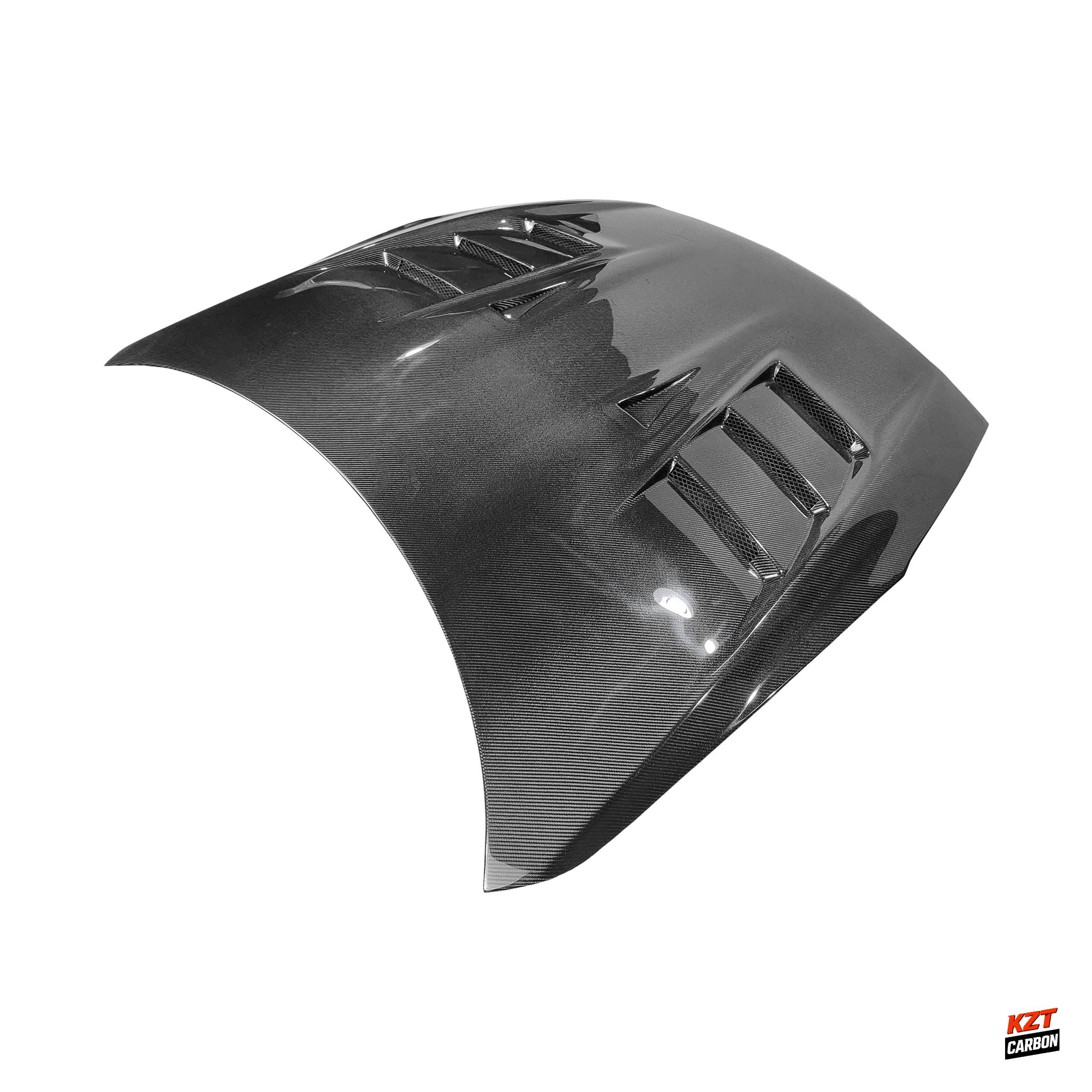 For Nissan GTR R35 Coupe 13-24 Carbon Fiber TS Style Front Vented Cooling Hood