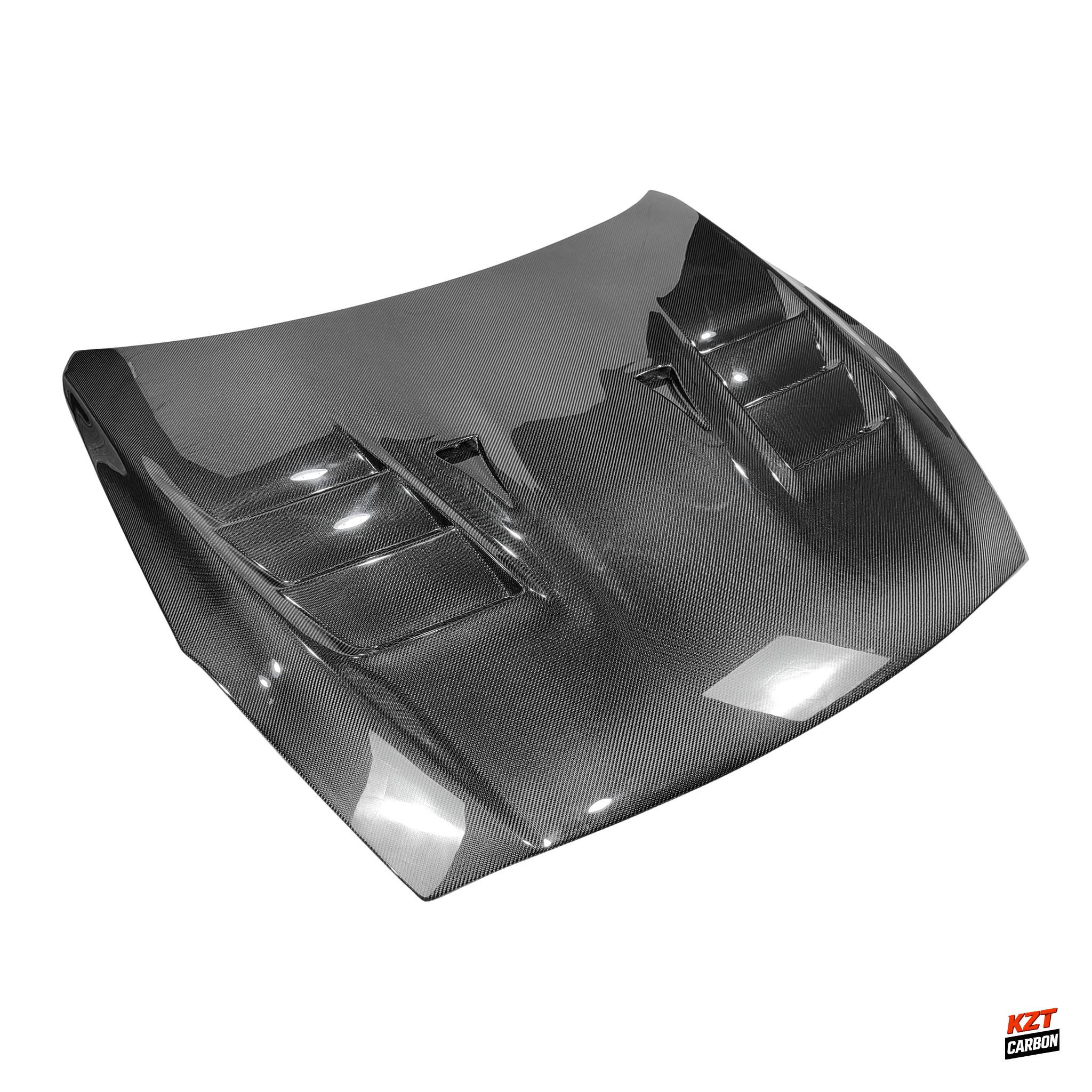 For Nissan GTR R35 Coupe 13-24 Carbon Fiber TS Style Front Vented Cooling Hood