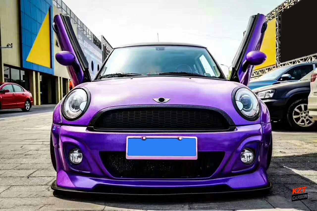 For Mini R56 3D Hatchback 06-13 Fiberglass Unpaint L Style Wide Body Kits 19pcs