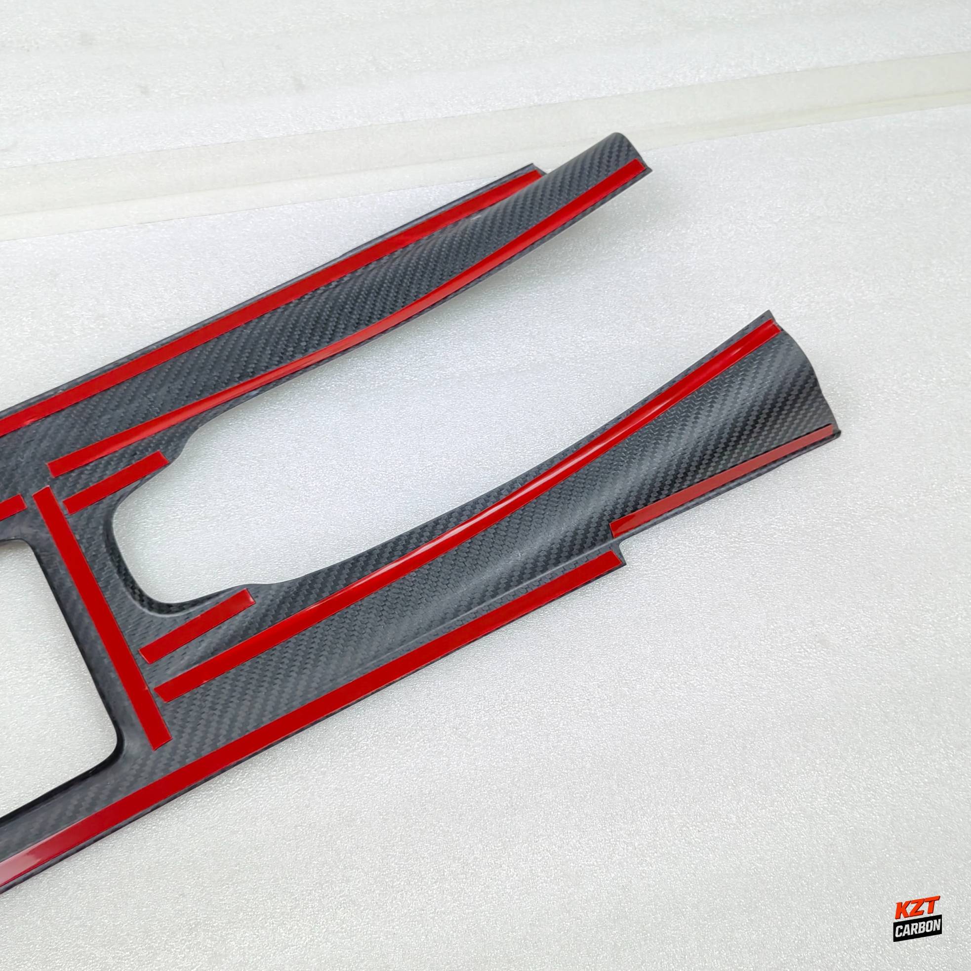 For Nissan R35 GTR (08-16 RHD Only) Dry Carbon Interior Center Console Cover