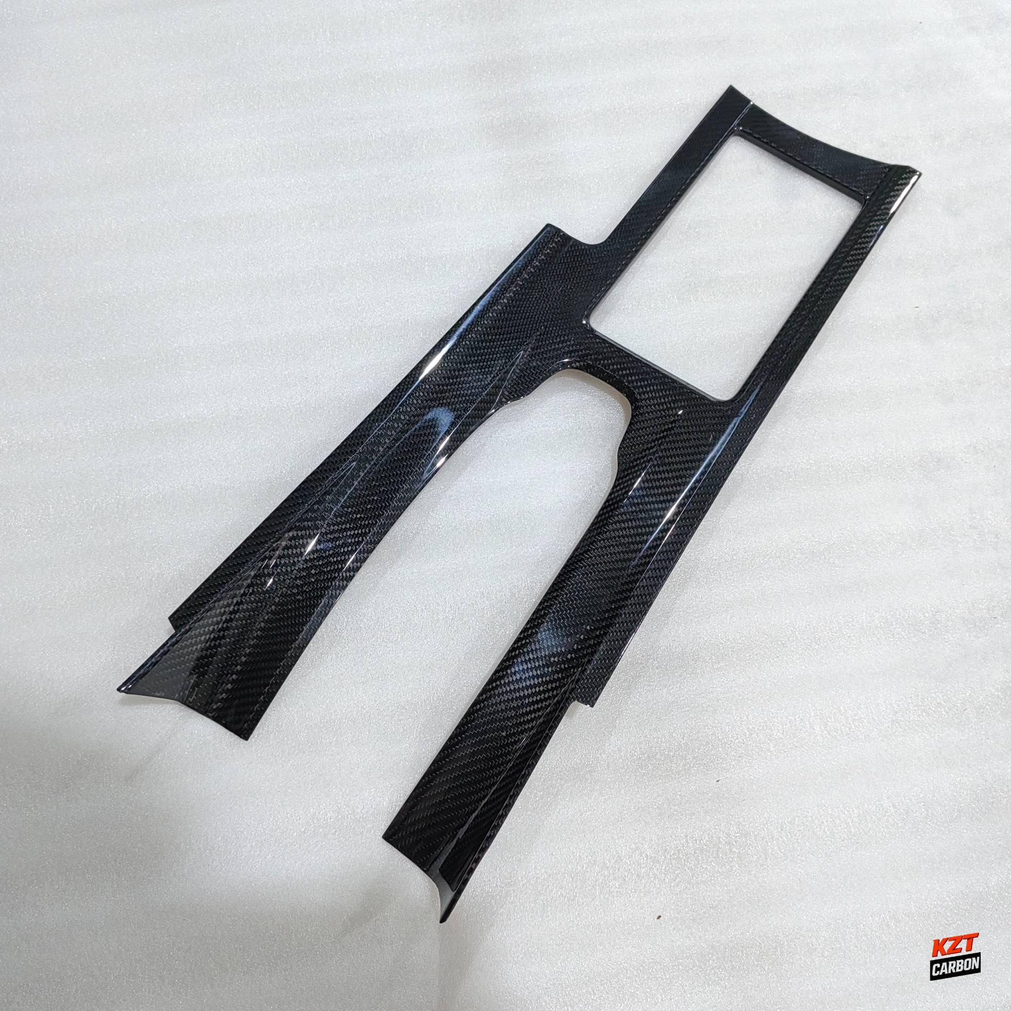 For Nissan R35 GTR (08-16 RHD Only) Dry Carbon Interior Center Console Cover
