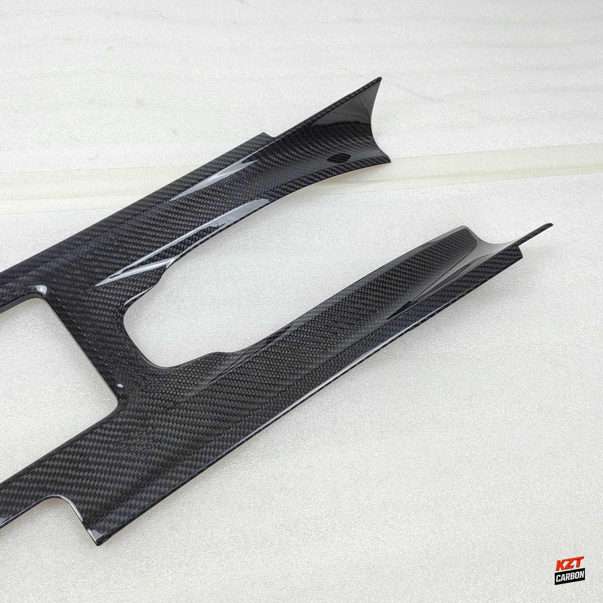 For Nissan R35 GTR (08-16 RHD Only) Dry Carbon Interior Center Console Cover