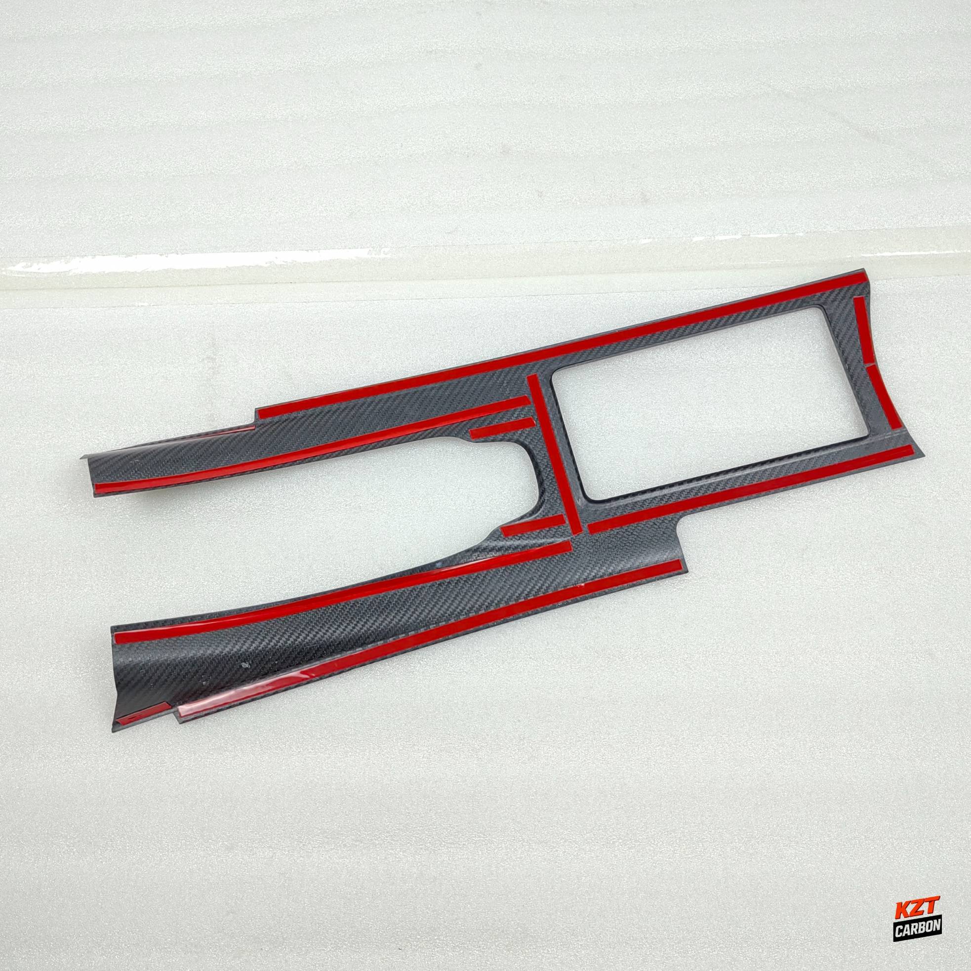 For Nissan R35 GTR (08-16 RHD Only) Dry Carbon Interior Center Console Cover