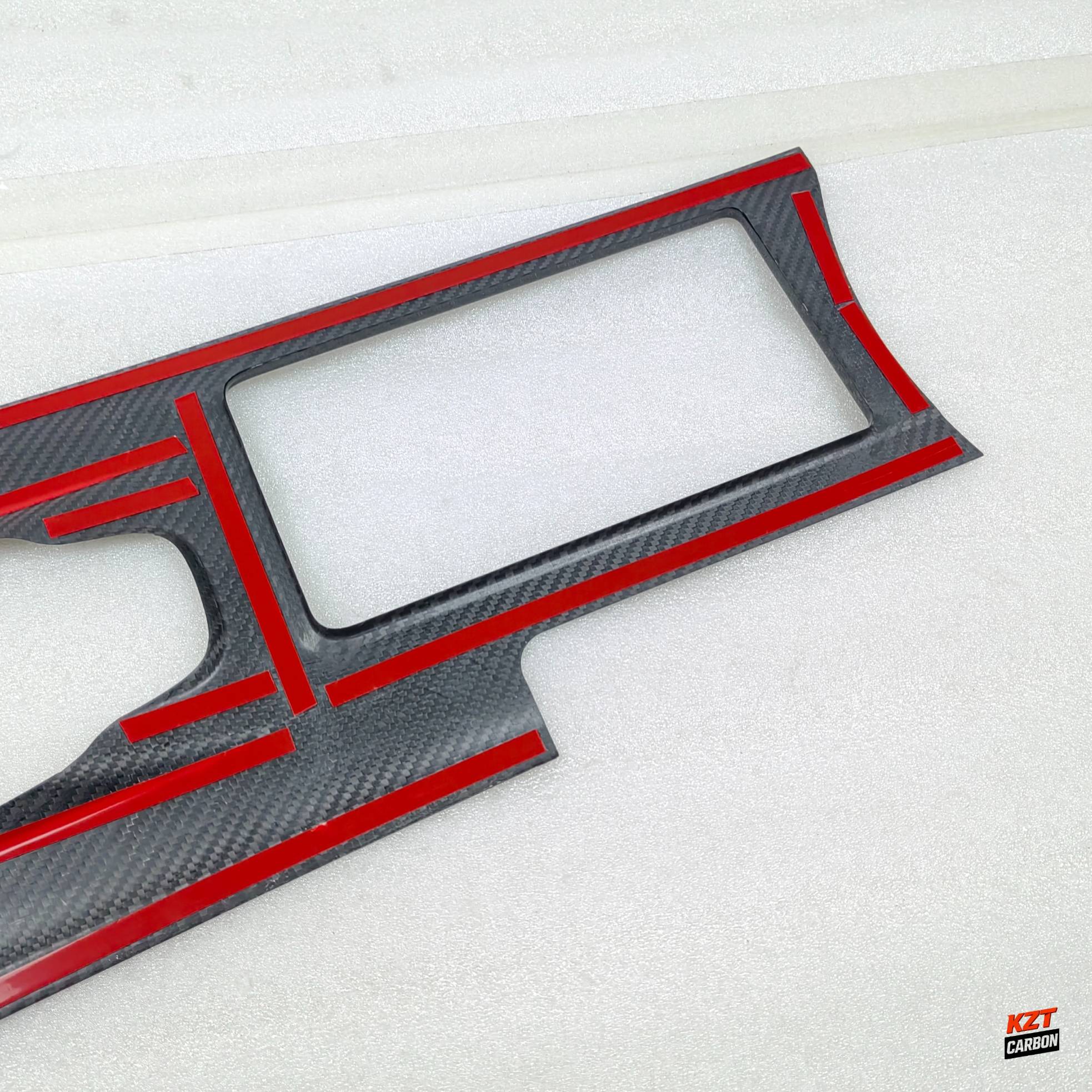 For Nissan R35 GTR (08-16 RHD Only) Dry Carbon Interior Center Console Cover