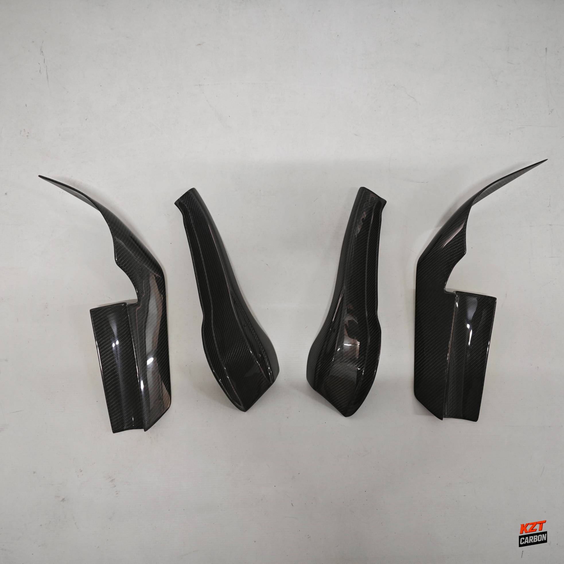 For Nissan Skyline R34 GTR AS Type Front Bumper Canard (4pcs)