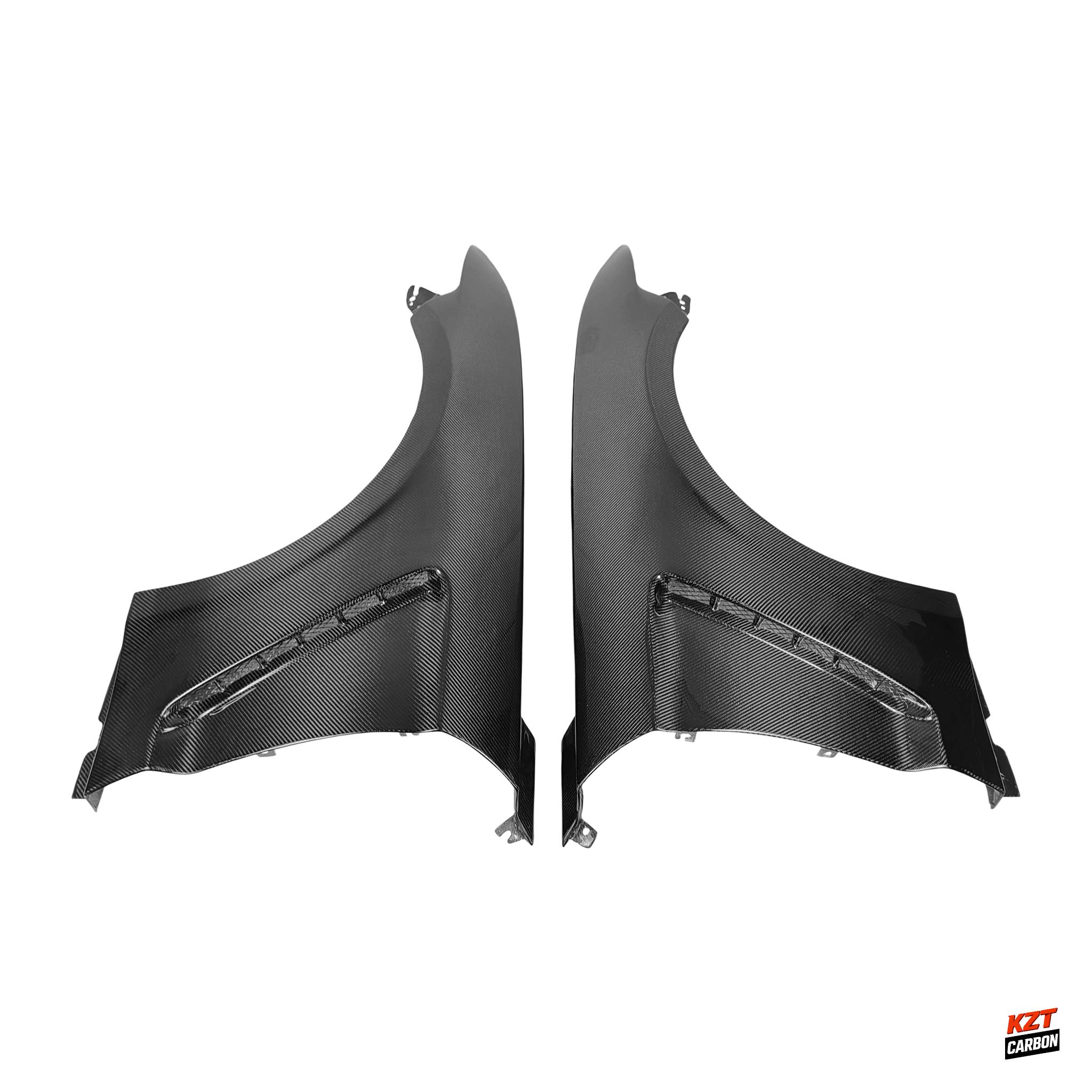 For Ford Mustang 2 Door 2015-17 Carbon GT3 Style Front Side Vented Fender Pair