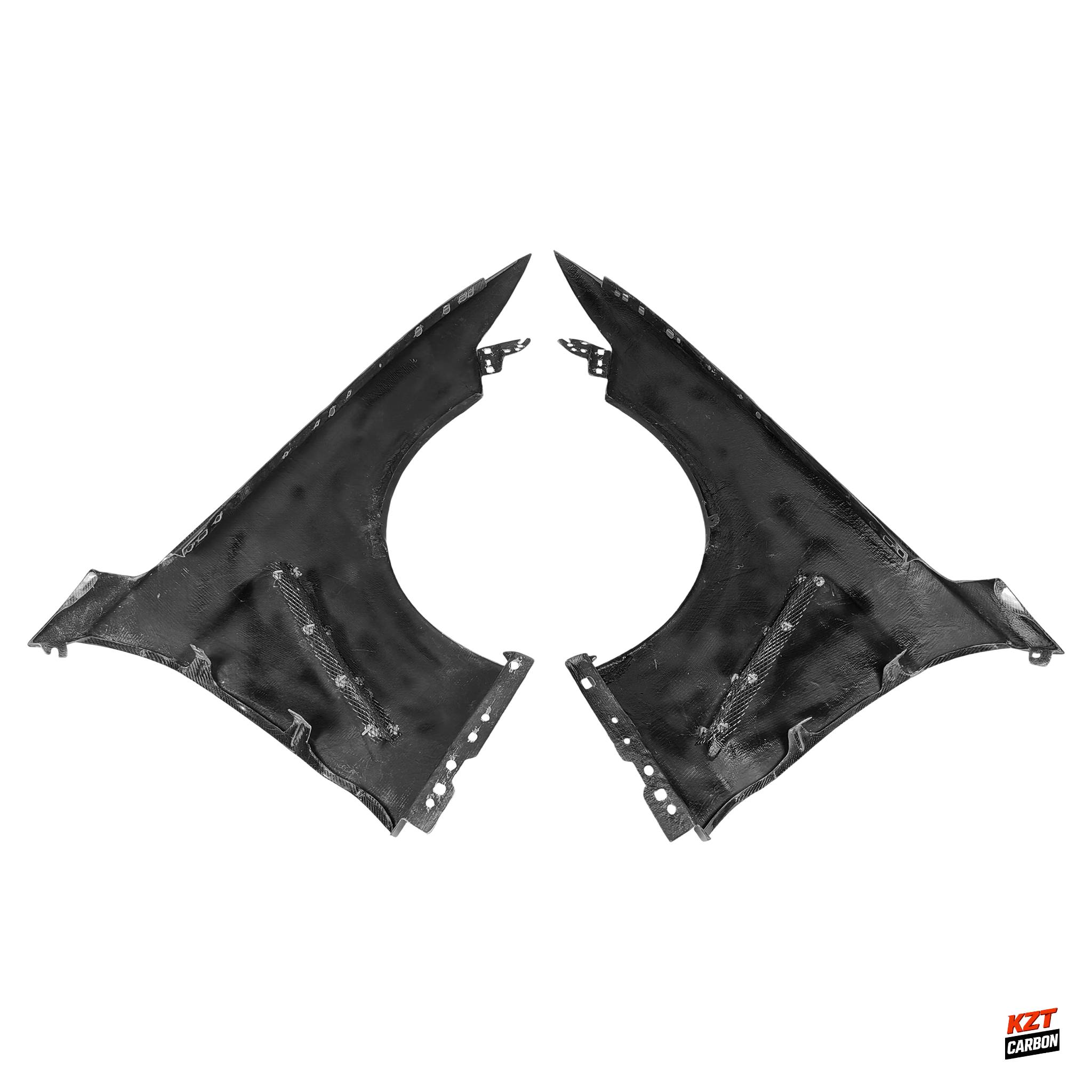 For Ford Mustang 2 Door 2015-17 Carbon GT3 Style Front Side Vented Fender Pair