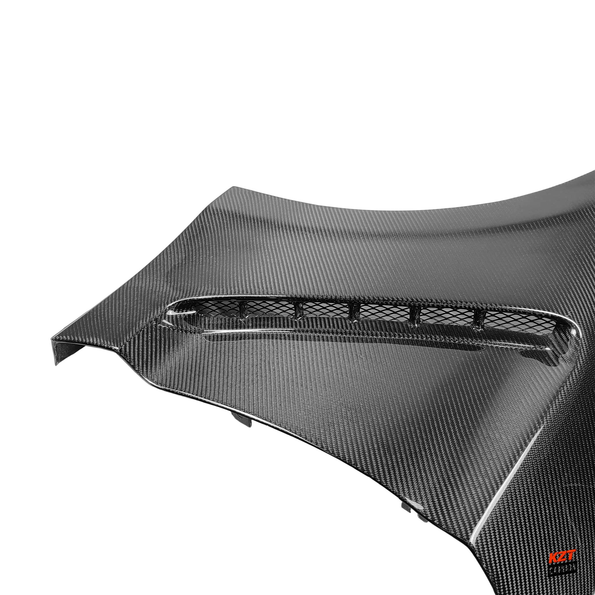 For Ford Mustang 2 Door 2015-17 Carbon GT3 Style Front Side Vented Fender Pair