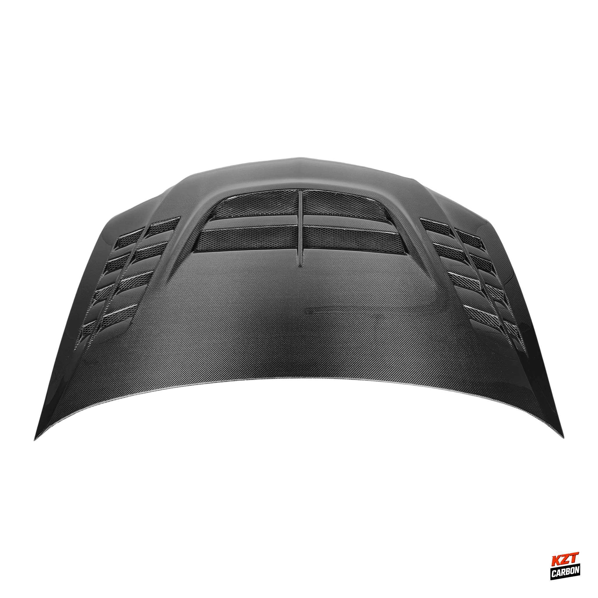 For Mitsubishi Evolution EVO 7 8 9 01-07 Carbon Fiber VTX Type Front Vented Hood