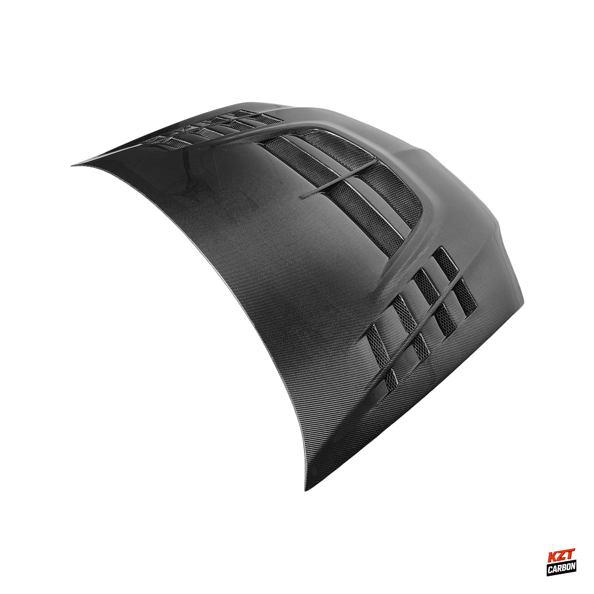For Mitsubishi Evolution EVO 7 8 9 01-07 Carbon Fiber VTX Type Front Vented Hood