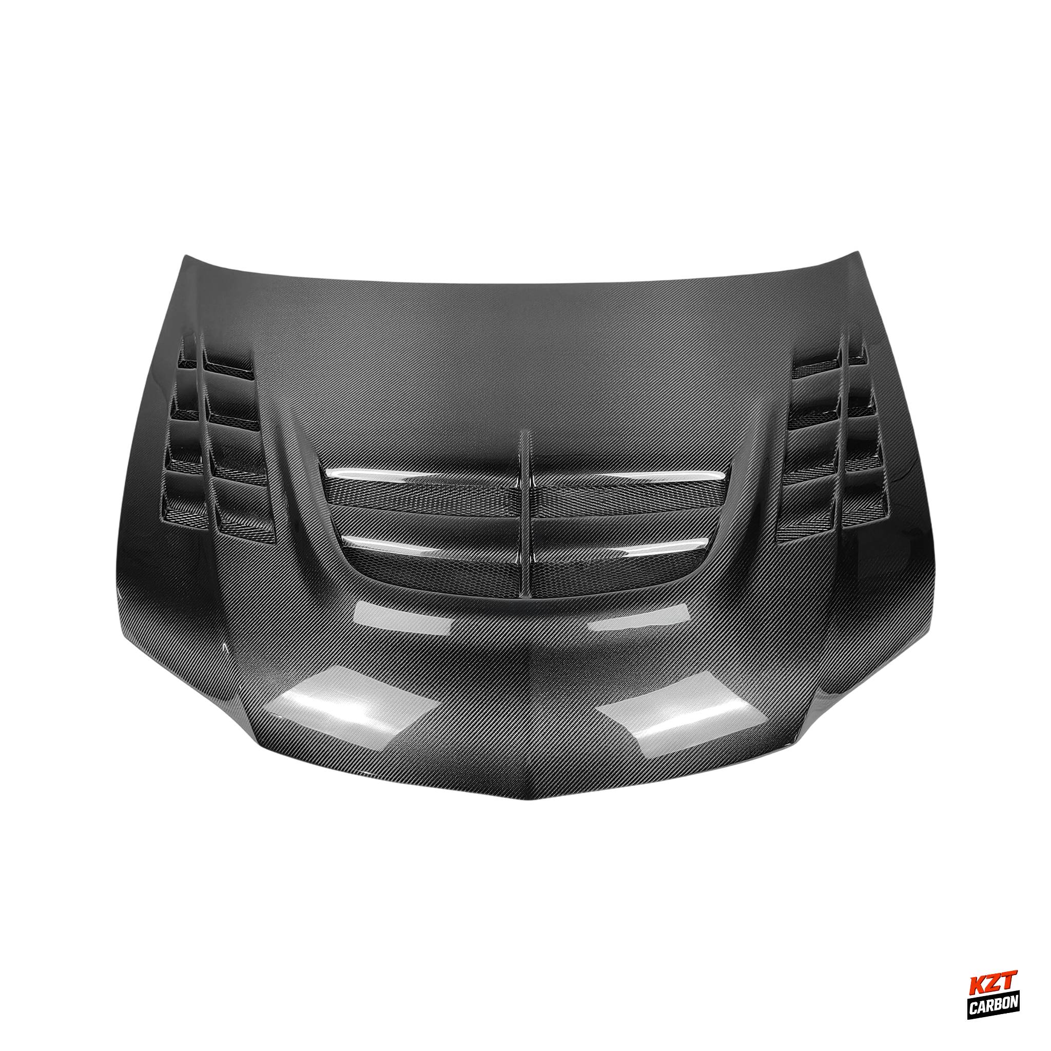 For Mitsubishi Evolution EVO 7 8 9 01-07 Carbon Fiber VTX Type Front Vented Hood