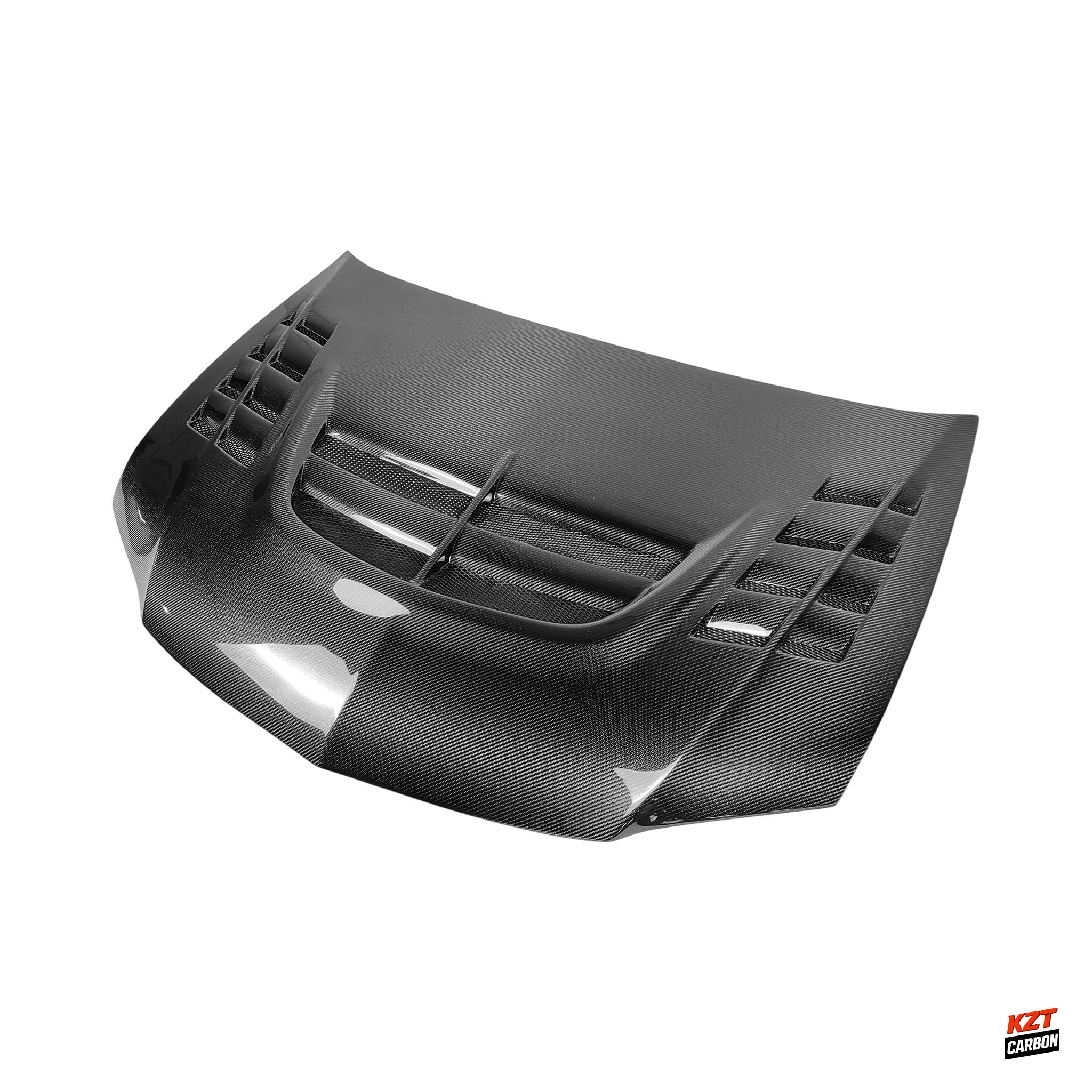 For Mitsubishi Evolution EVO 7 8 9 01-07 Carbon Fiber VTX Type Front Vented Hood