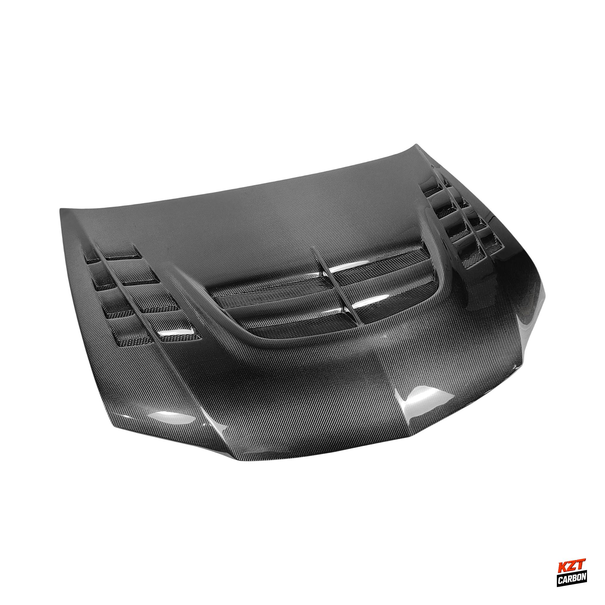 For Mitsubishi Evolution EVO 7 8 9 01-07 Carbon Fiber VTX Type Front Vented Hood