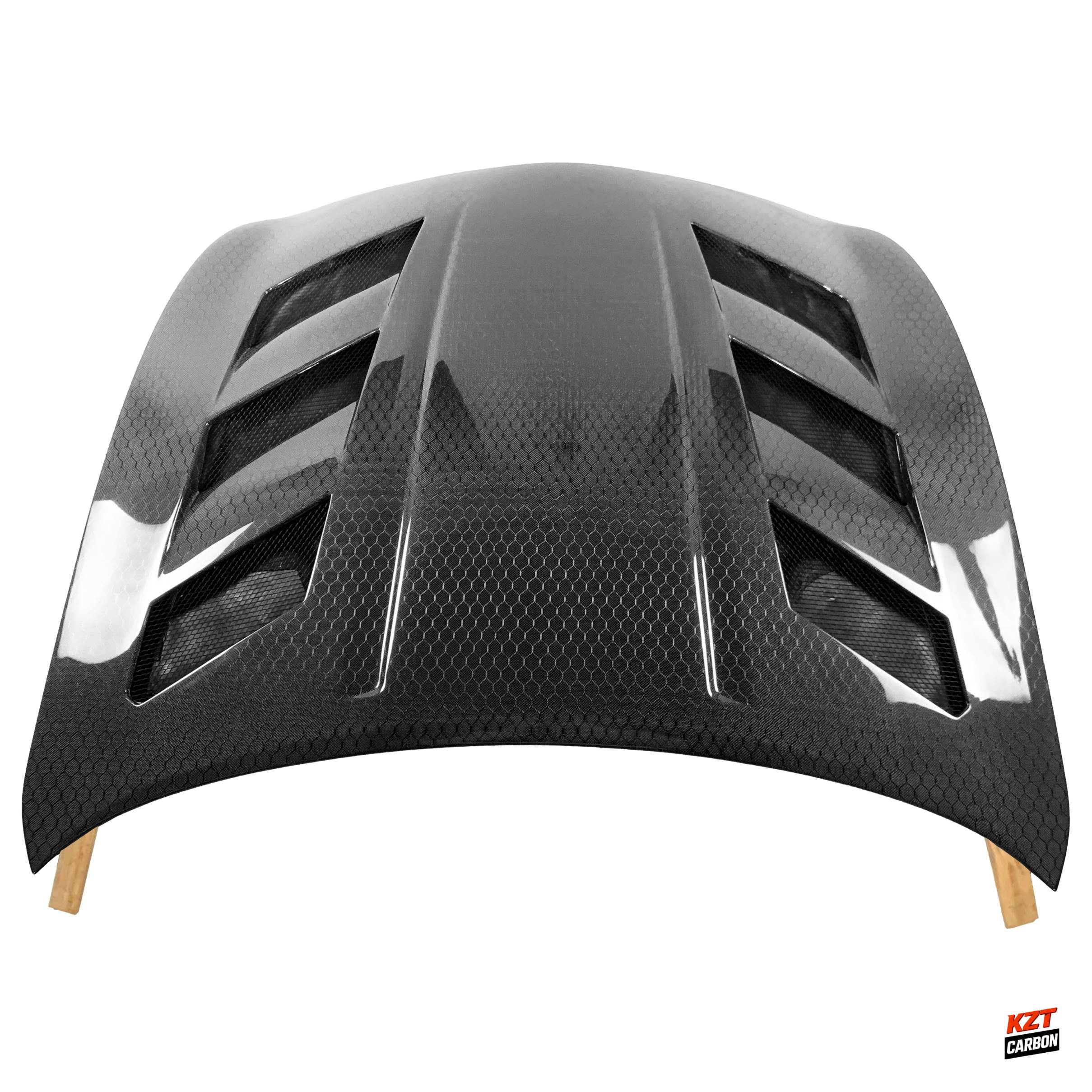 For Infiniti G37 Q40 4 Door Sedan 2008-13 Honeycomb Carbon Fiber KZ Style Hood