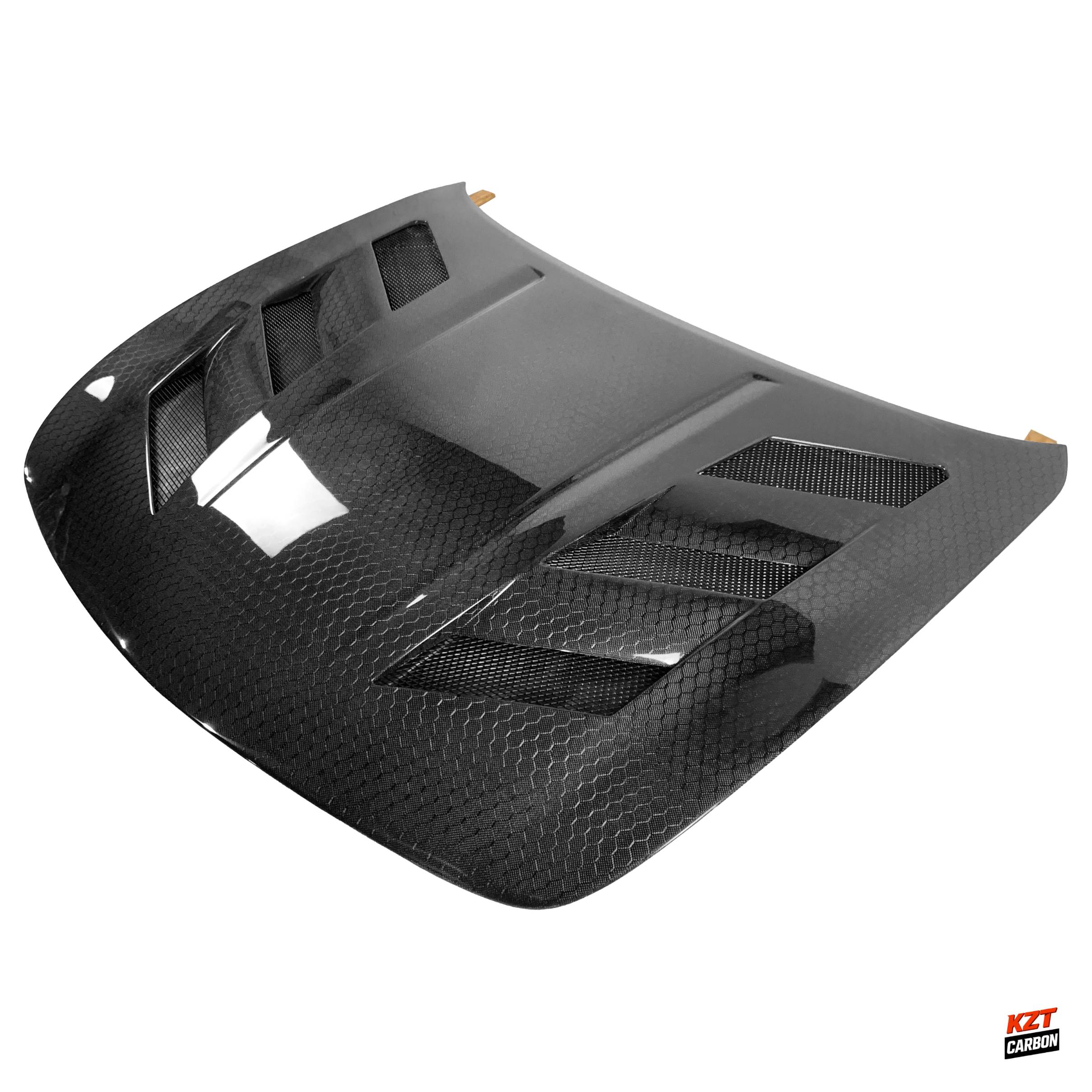For Infiniti G37 Q40 4 Door Sedan 2008-13 Honeycomb Carbon Fiber KZ Style Hood