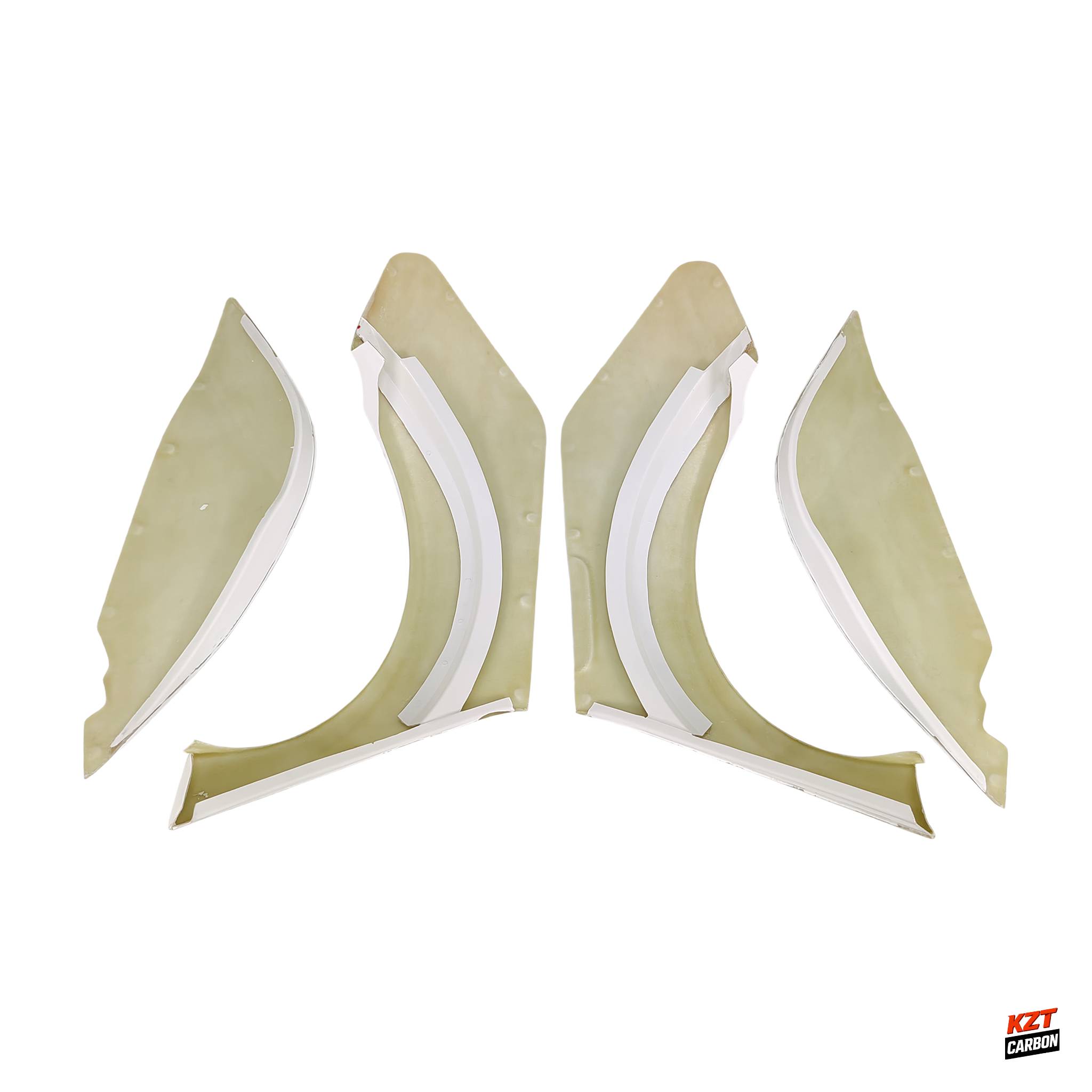 For Audi 10-17 A7 S7 RS7 Sedan Fiberglass CC Style Rear Fender Flares Arch +90mm
