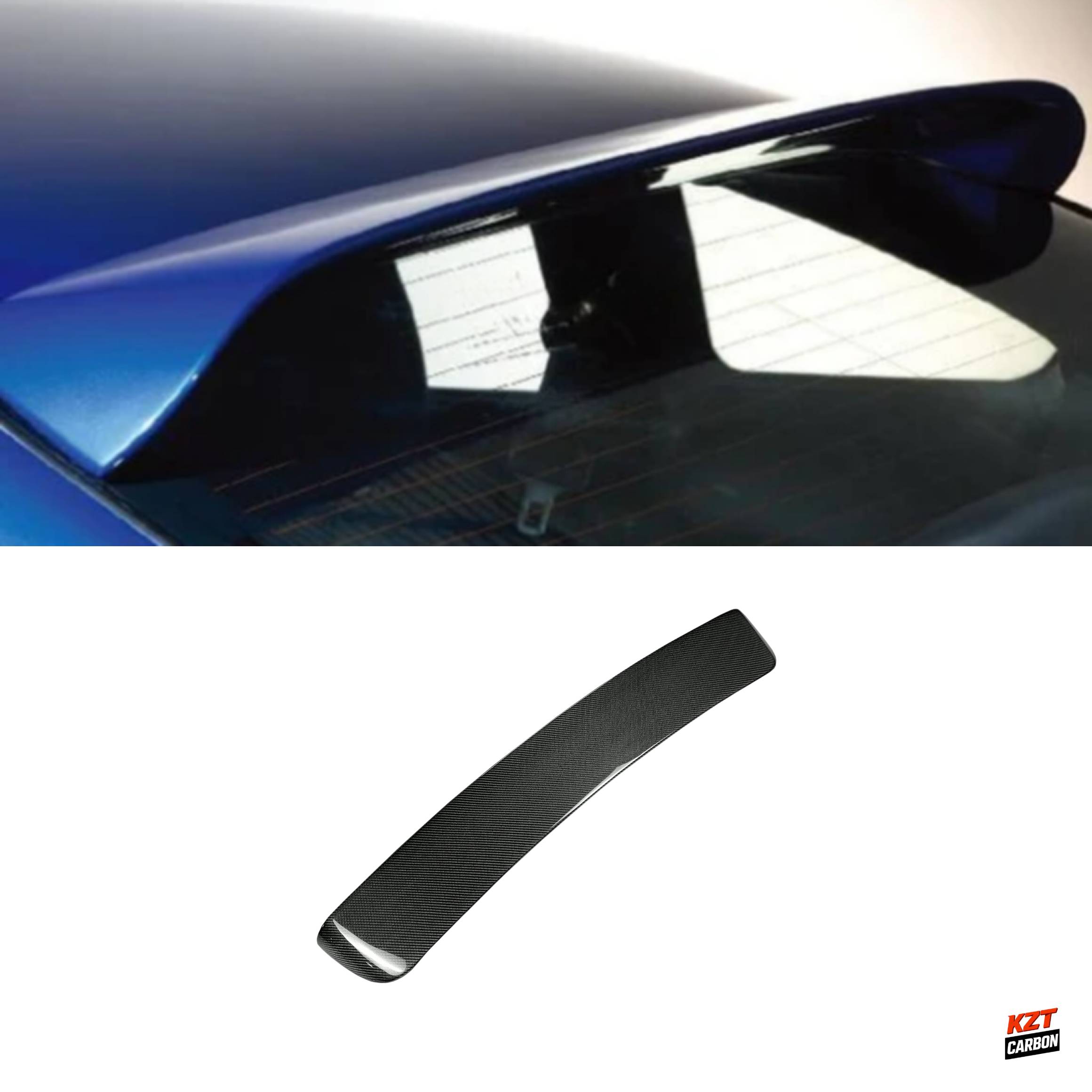 For Nissan Silvia S15 99-02 DM Style Carbon Fiber Rear Roof Spoiler Wing