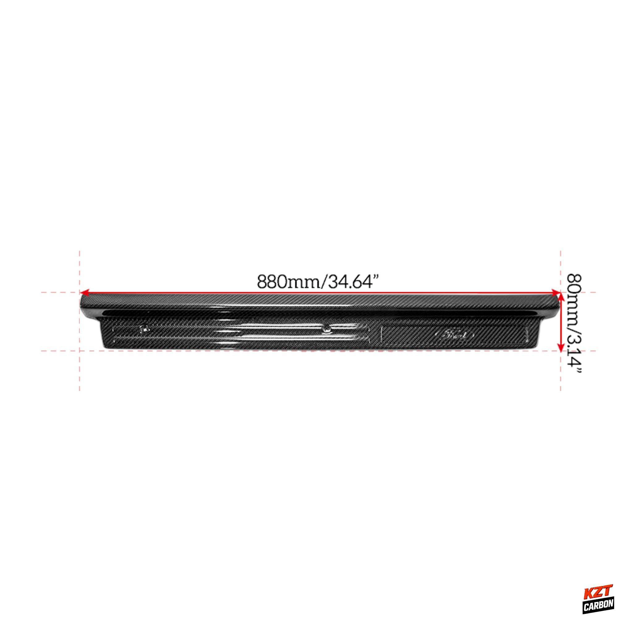 For Nissan Silvia S14 S14A 200SX 93-98 OE Style Carbon Door Sill Plate Cover