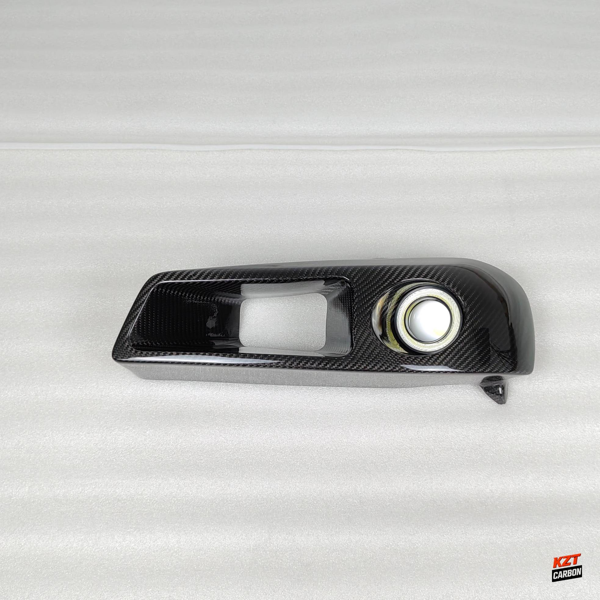 For Skyline R34 GTR GTT Dry Carbon KZ Headlamp Air Intake With Led Duct LHS