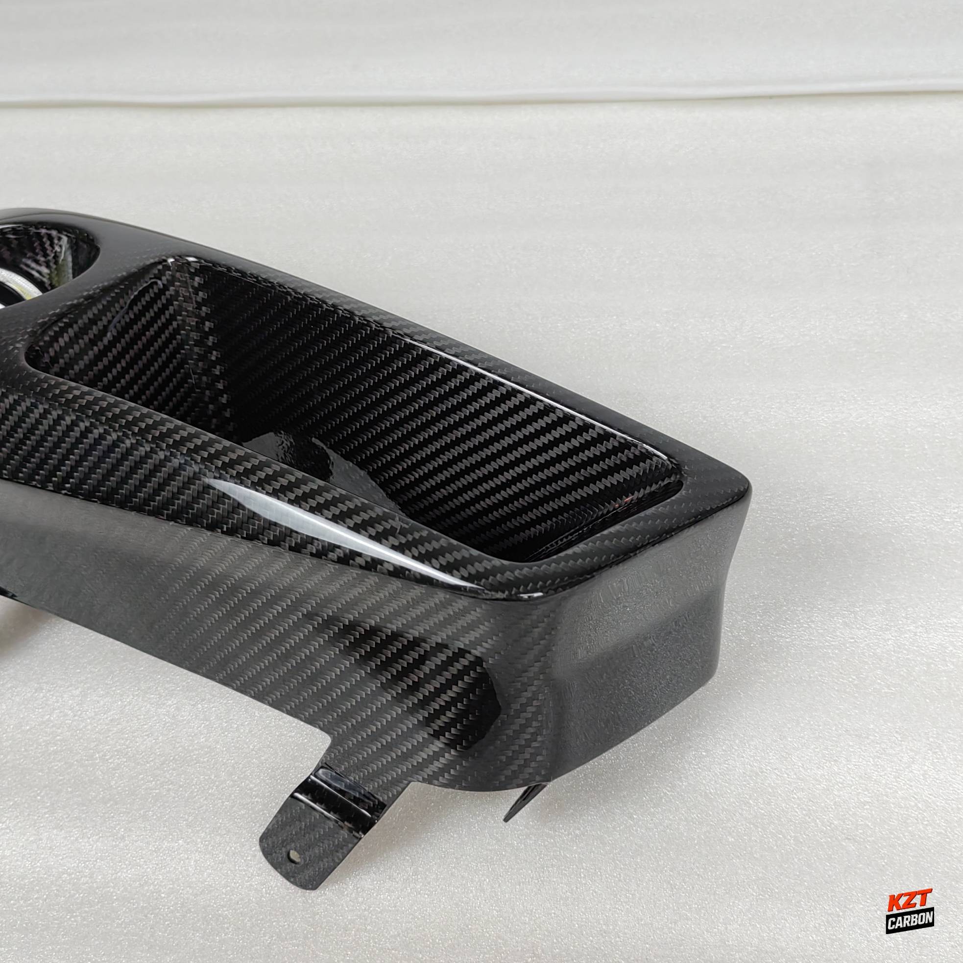For Skyline R34 GTR GTT Dry Carbon KZ Headlamp Air Intake With Led Duct LHS