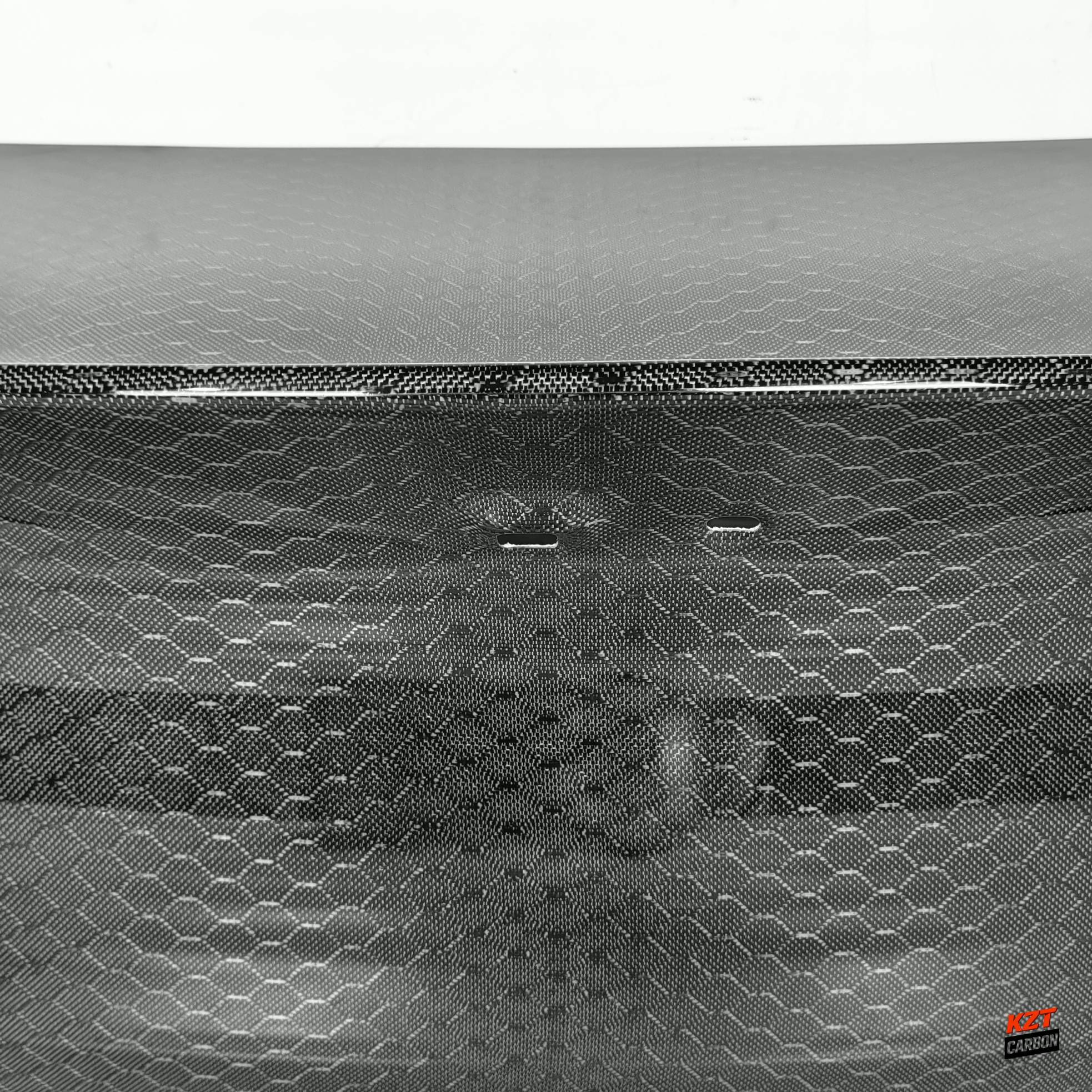 For Infiniti G37 Q40 (Sedan Only) Honeycomb Carbon HT Rear Trunk (W/Camera Hole)