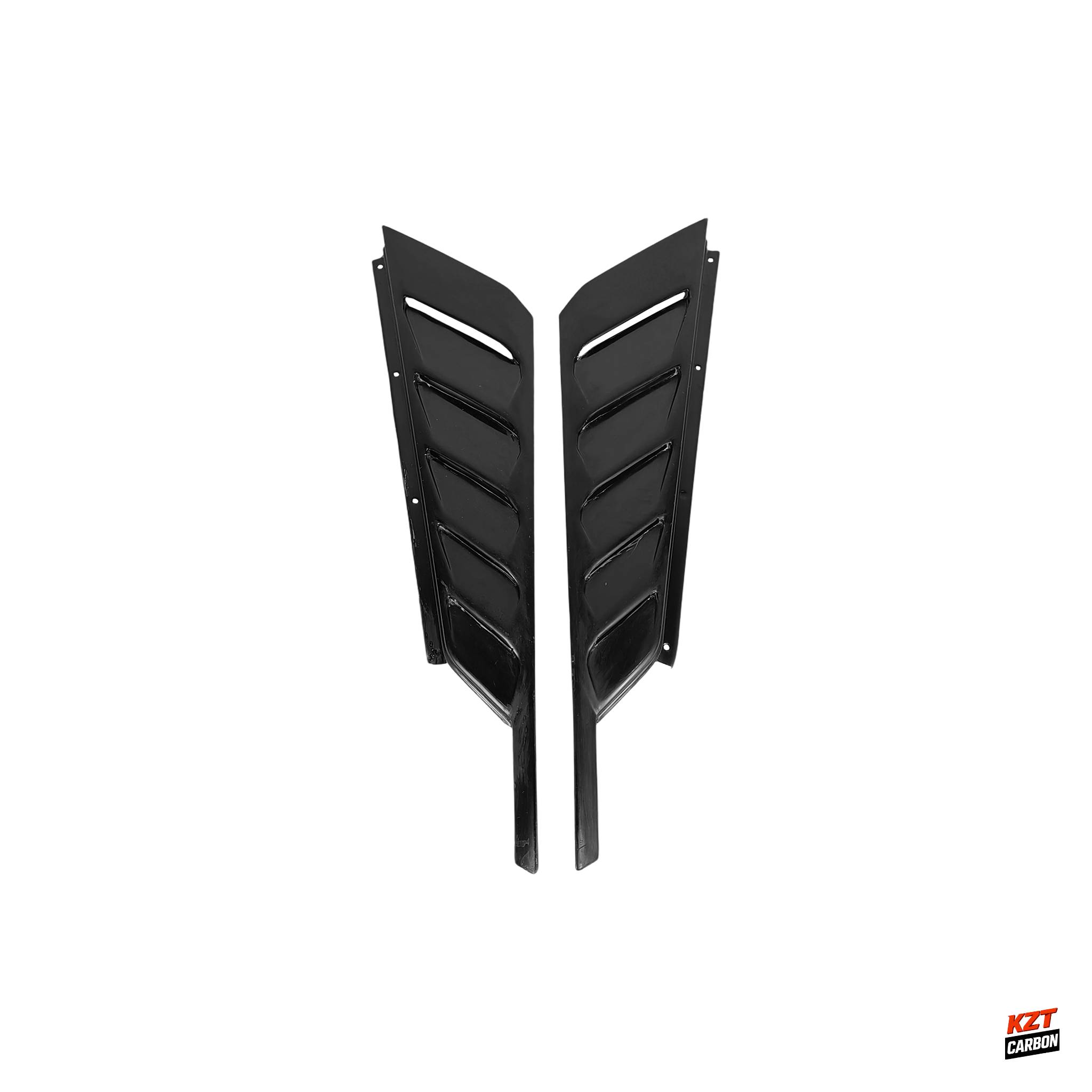 For Lamborghini Huracan LP610-4 Fiberglass KZ Style Rear Trunk Vents Trim Cover