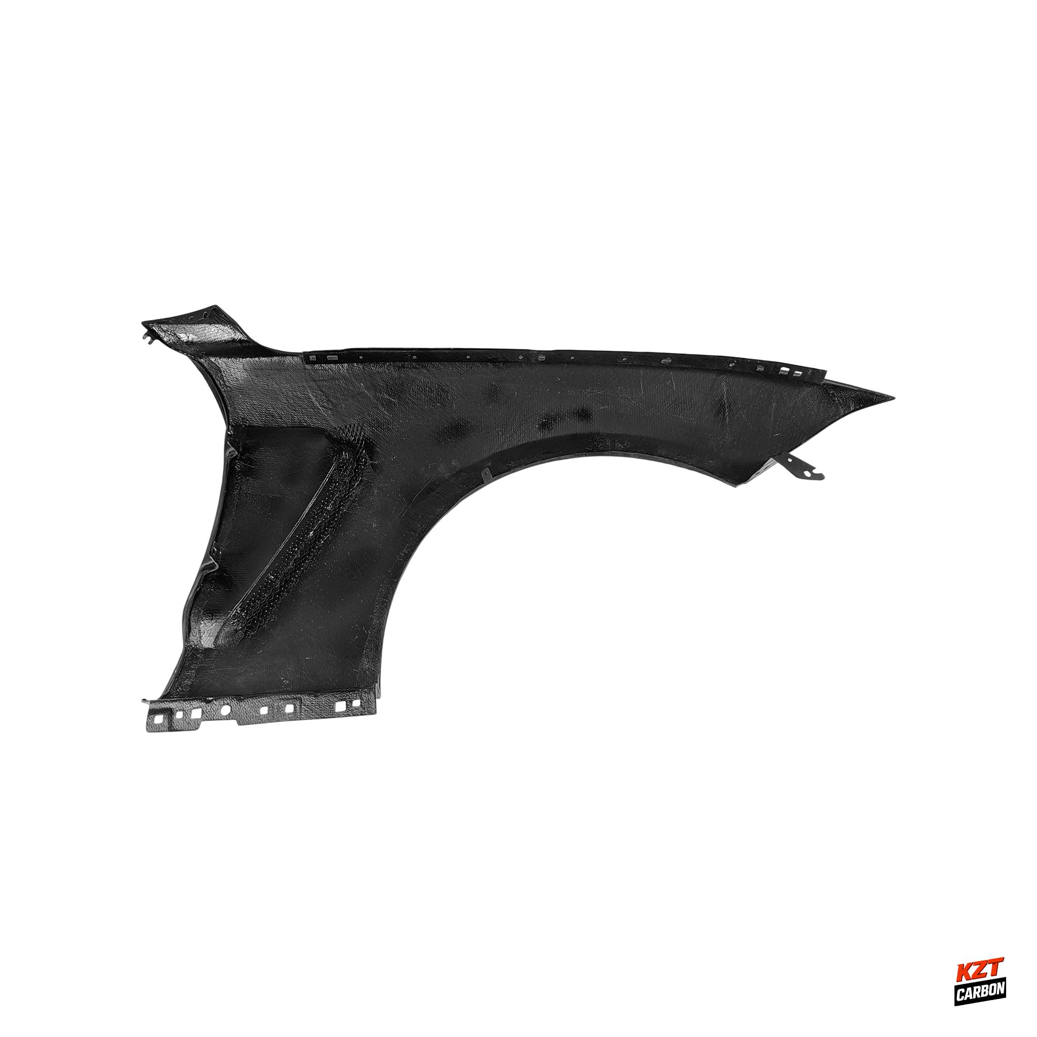 For Ford Mustang 2018-23 Only Carbon GT350 Style Front Bumper Vented Fender Pair