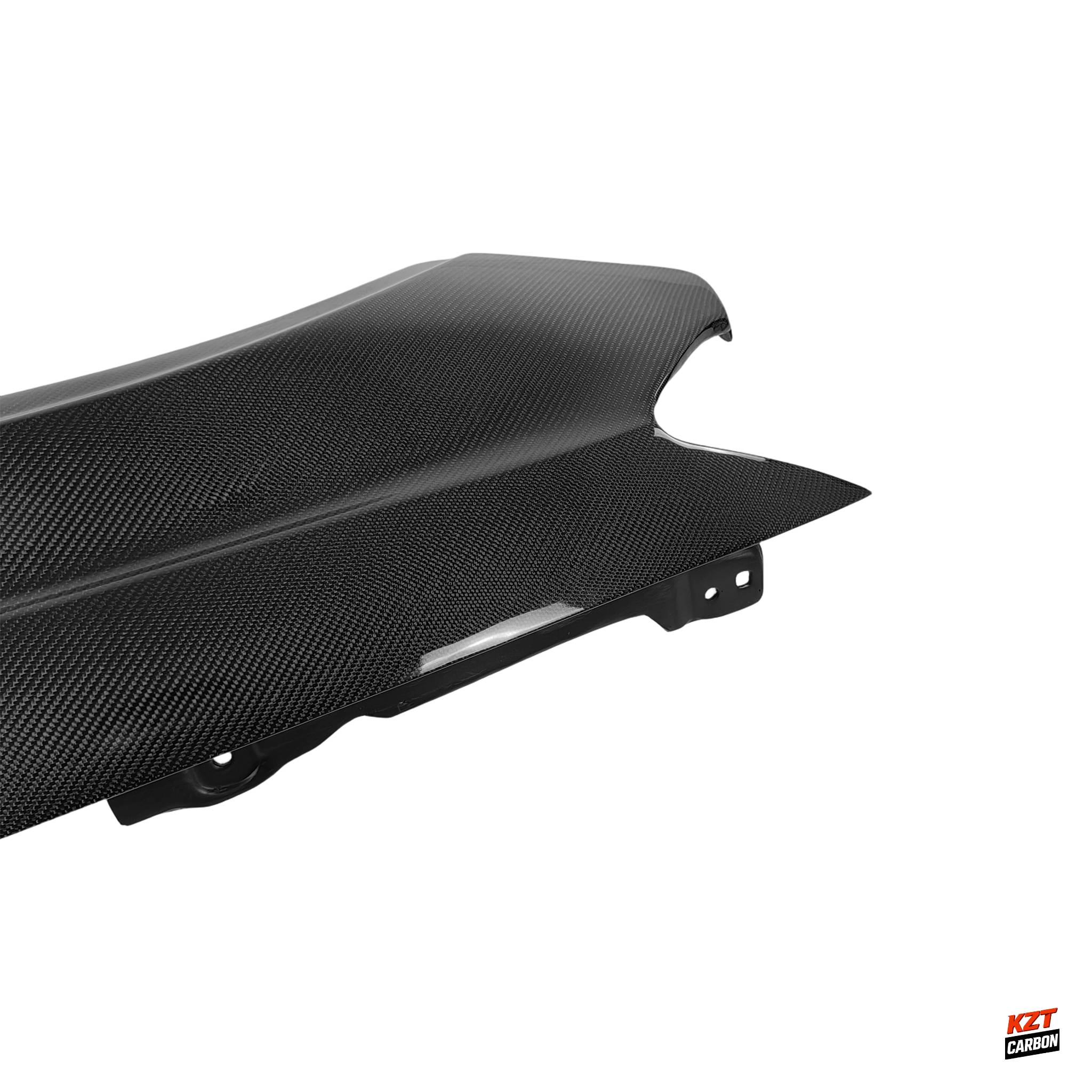 For Audi A3 S3 RS3 12-20 Carbon KZA Style Front Bumper Side Vented Fender Pair
