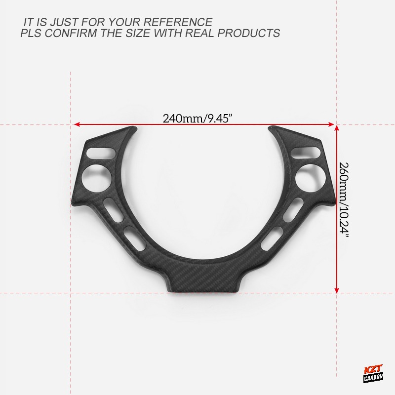 For 2008-2022 Nissan GTR R35 Carbon Steering Wheel Center Trim Cover Panel