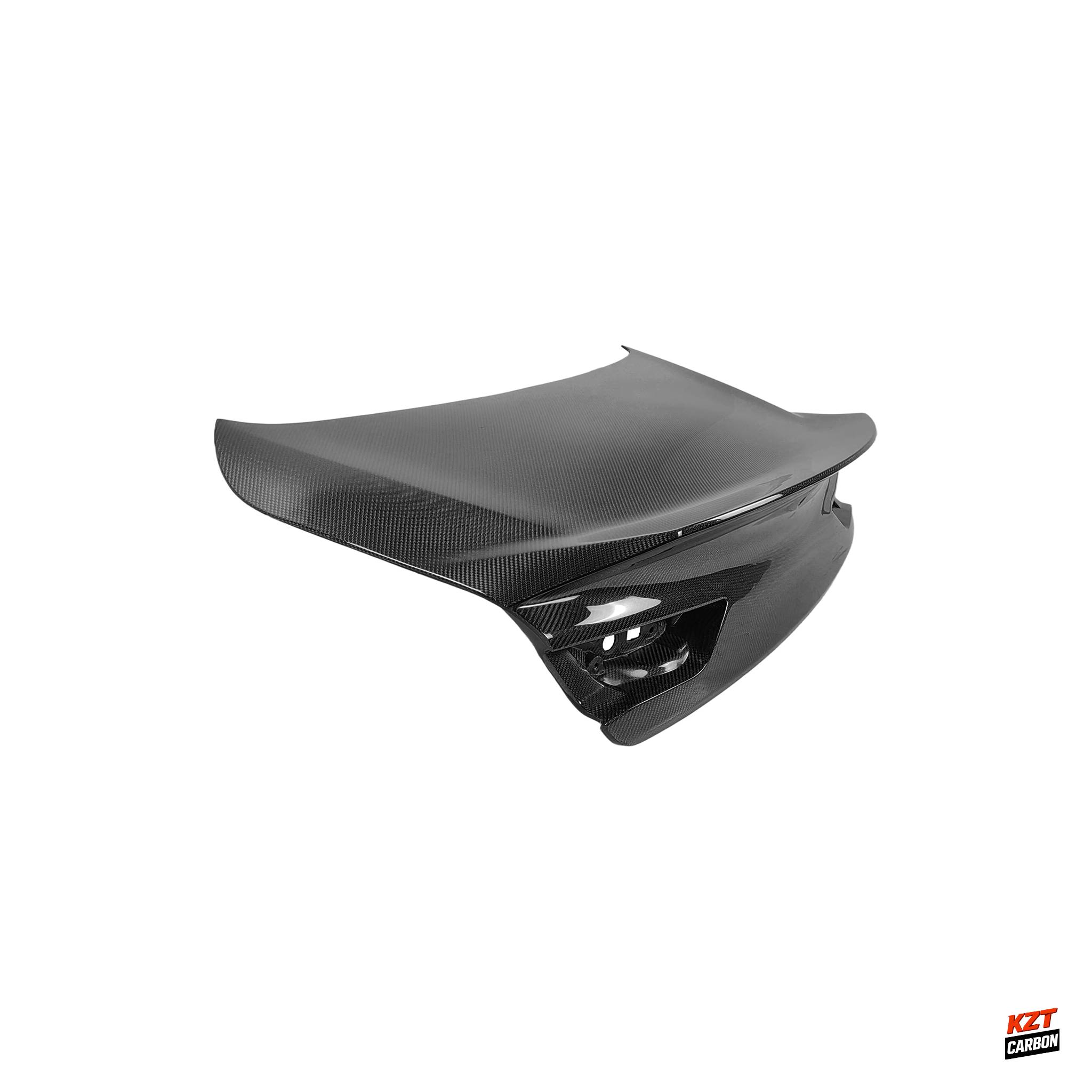 For Infiniti Q60 V37 17-22 Carbon XSJ Style Rear Bumper Ductail Trunk Boot Lid