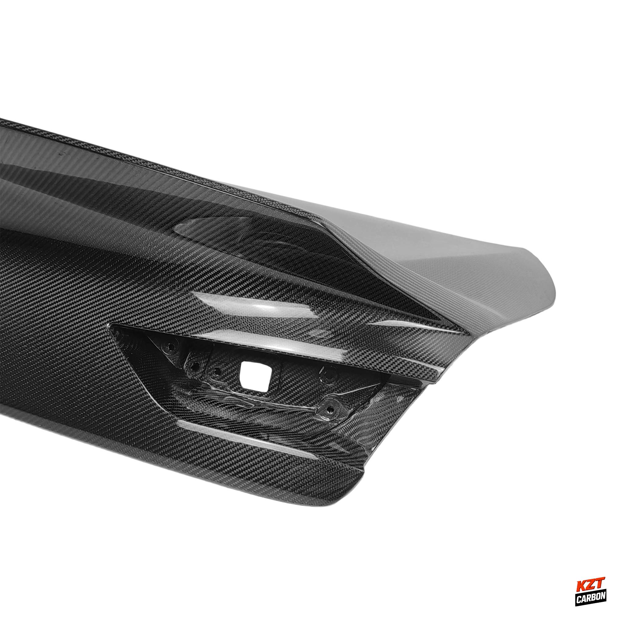 For Infiniti Q60 V37 17-22 Carbon XSJ Style Rear Bumper Ductail Trunk Boot Lid
