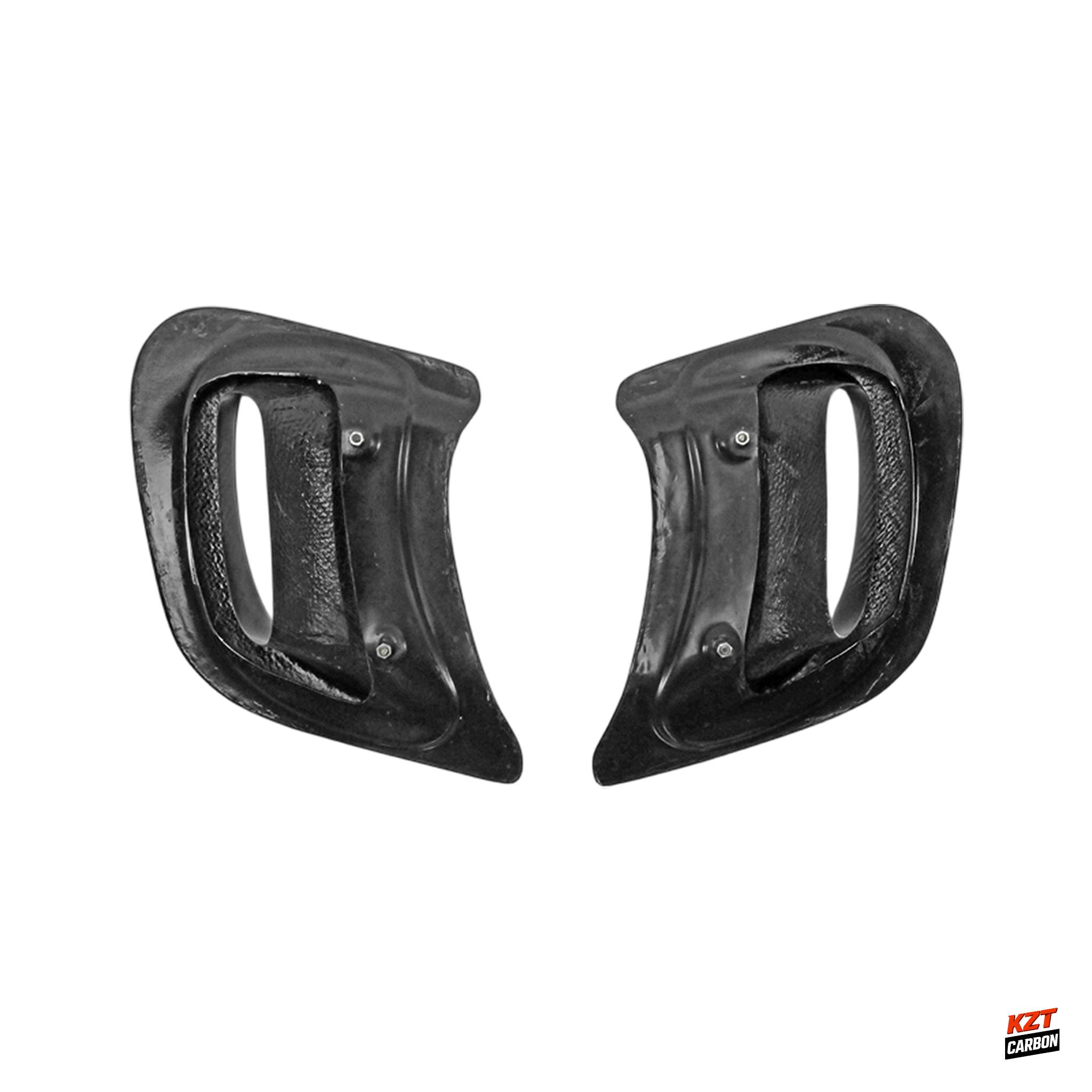 For Mazda RX-7 FD3S RE Style Carbon Fiber Front Fender Big Outlet Ducts Pair