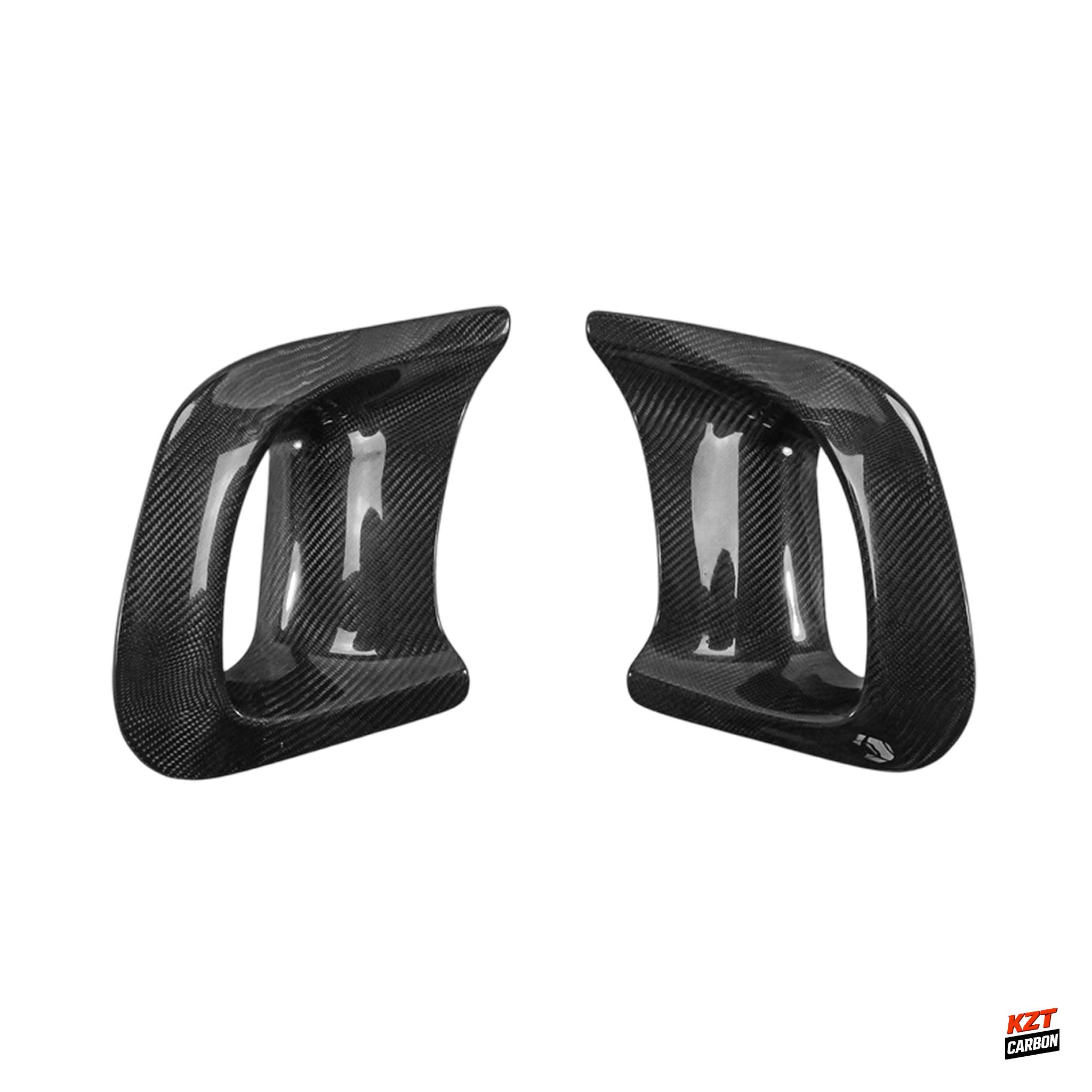 For Mazda RX-7 FD3S RE Style Carbon Fiber Front Fender Big Outlet Ducts Pair