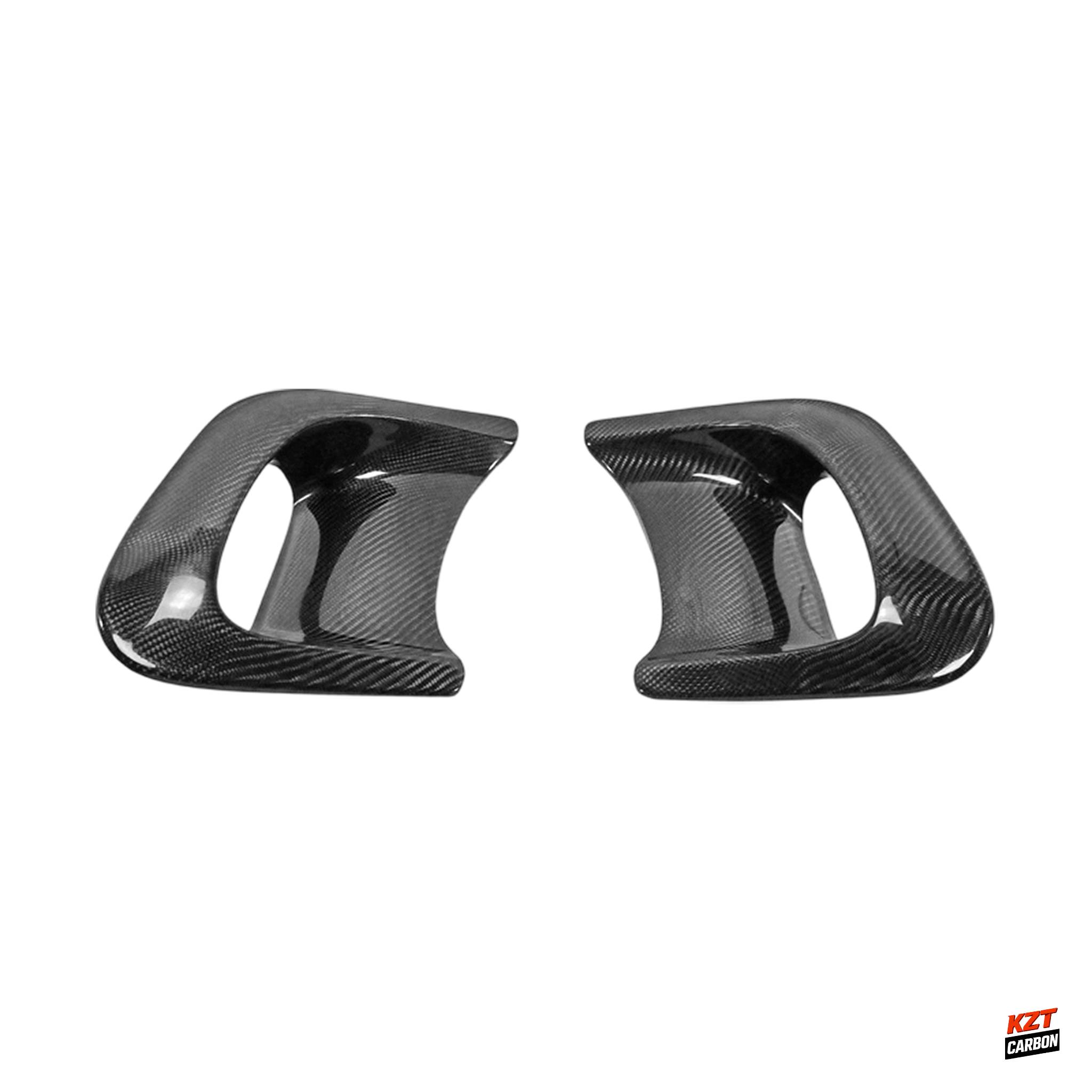 For Mazda RX-7 FD3S RE Style Carbon Fiber Front Fender Big Outlet Ducts Pair