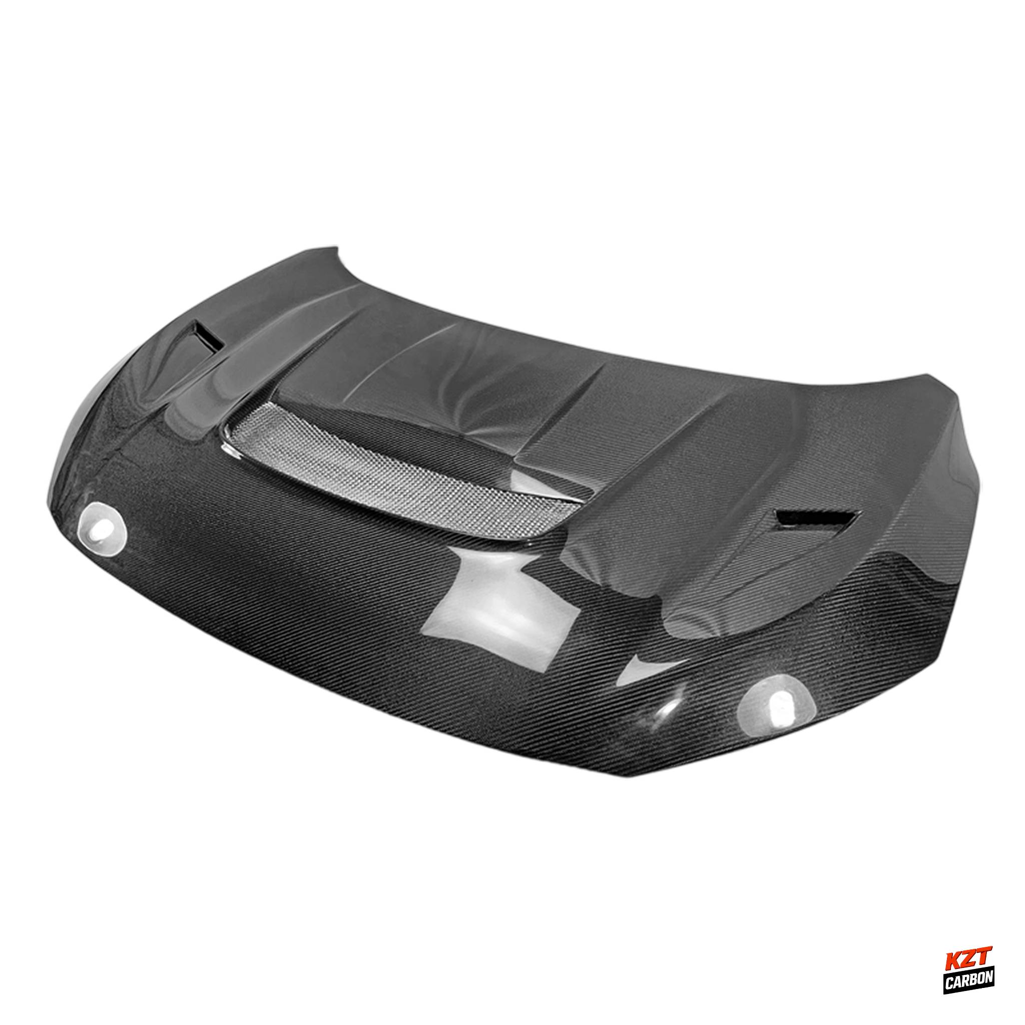 For Honda Civic Type R FK8 Hatchback 17-21 Carbon VS Style Front Vented Hood