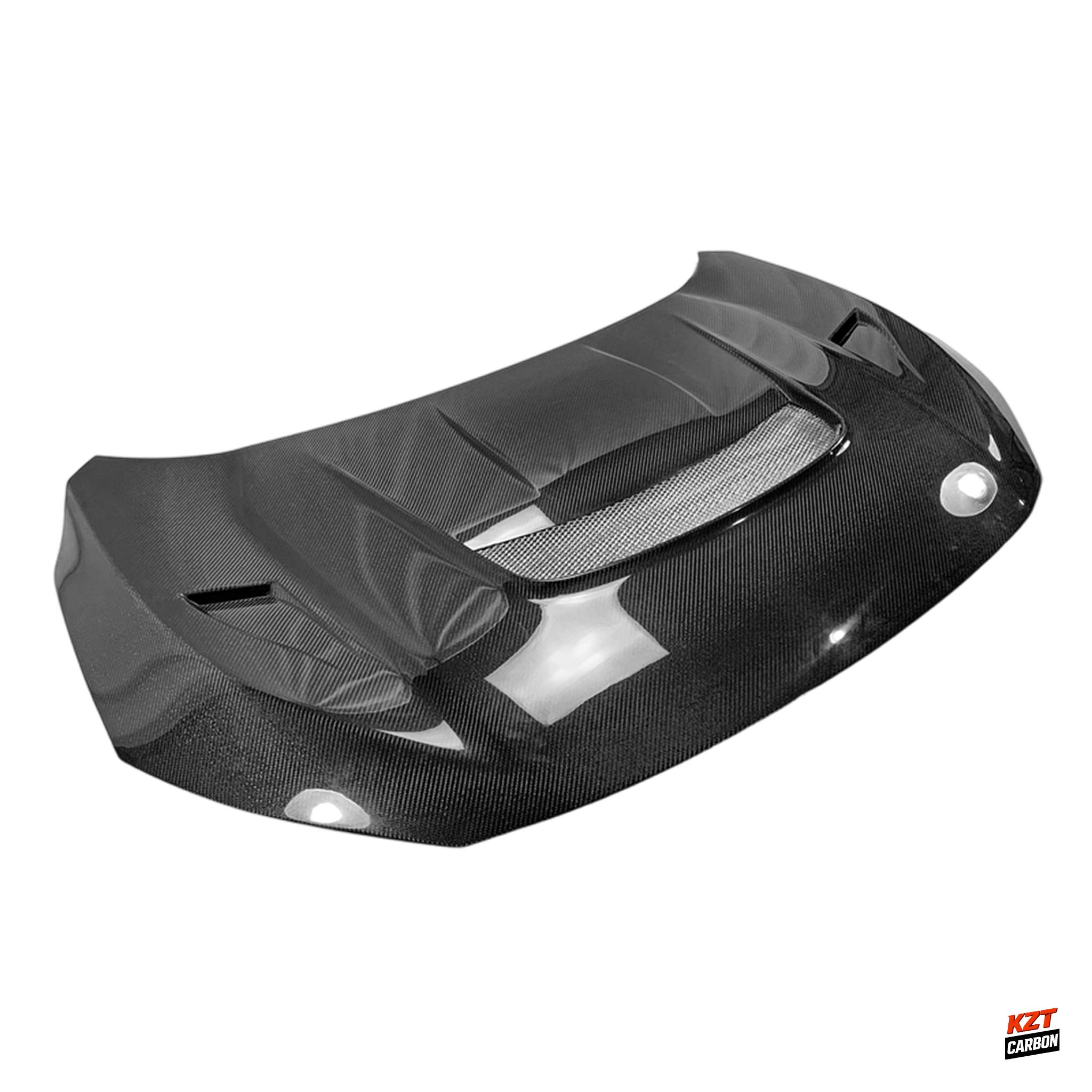 For Honda Civic Type R FK8 Hatchback 17-21 Carbon VS Style Front Vented Hood