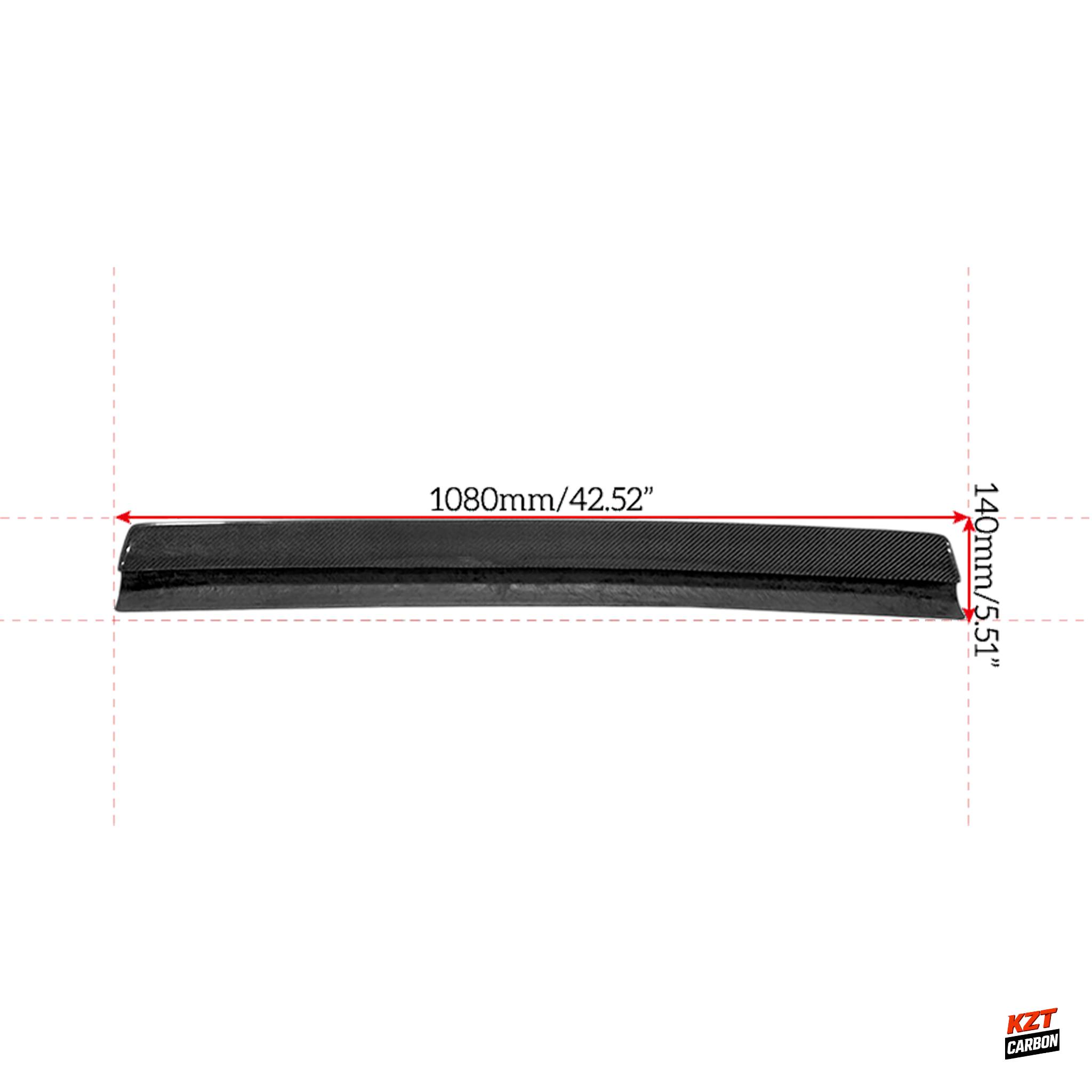 For Nissan Skyline R33 GTR (OE Spoiler Only) FRD Type Carbon Fiber Add On Blade