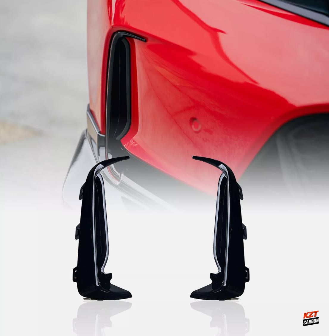 For Honda Civic Type R FL5 2023-24 ABS Front Bumper Fog Light Cover Pair
