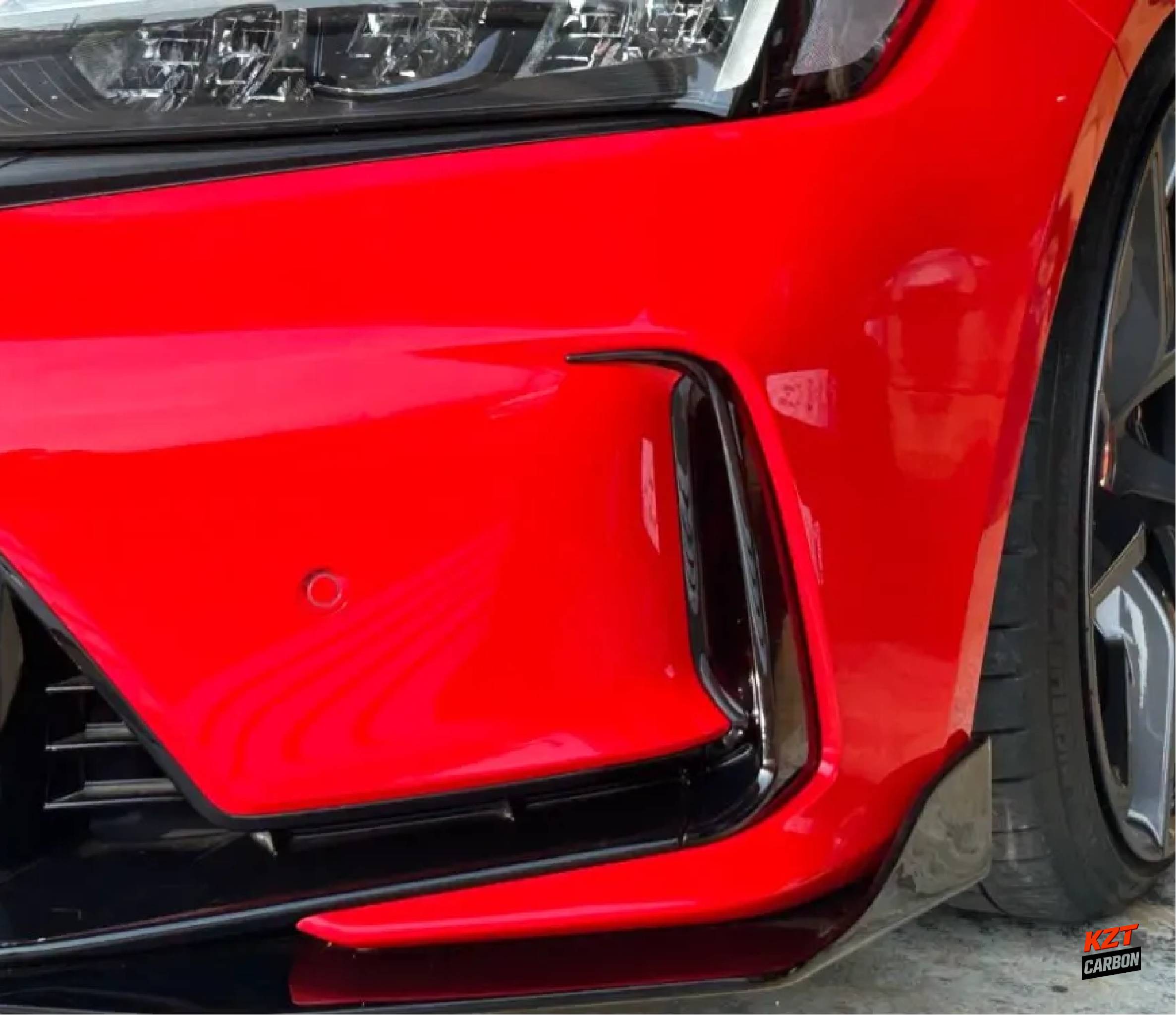 For Honda Civic Type R FL5 2023-24 ABS Front Bumper Fog Light Cover Pair