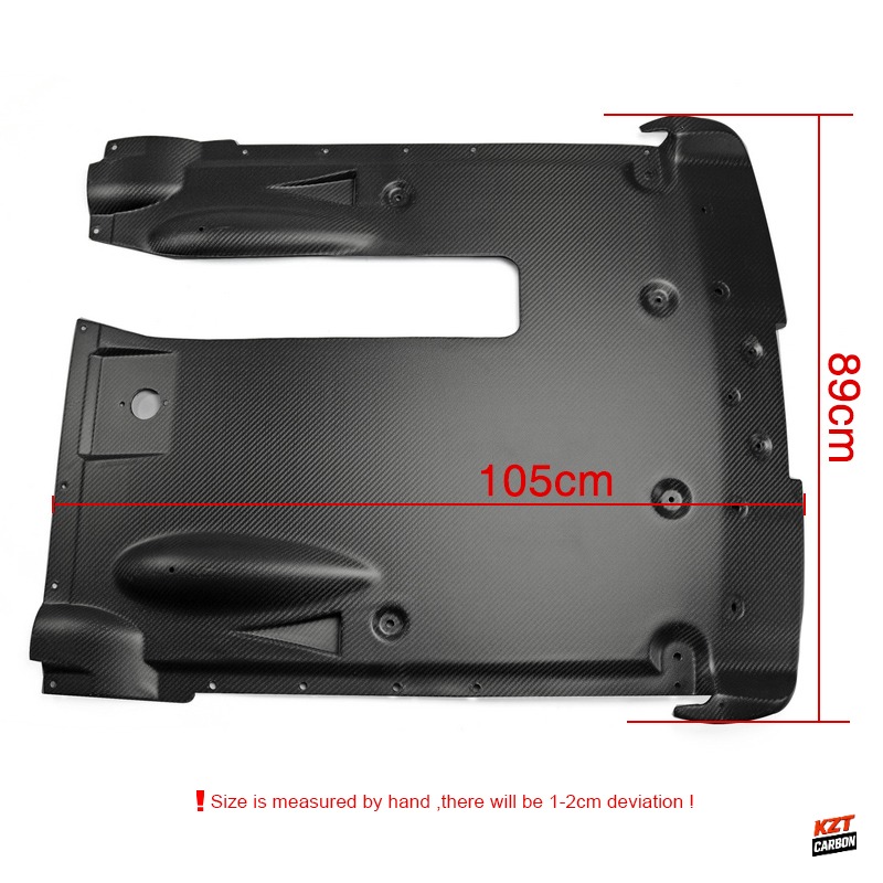 For Nissan R35 GTR 12-16 OEM Style Matte Carbon Rear Under Bottom Diffuser Lip