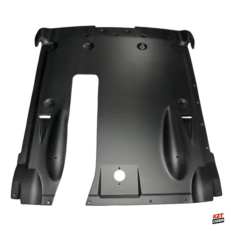 For Nissan R35 GTR 12-16 OEM Style Matte Carbon Rear Under Bottom Diffuser Lip