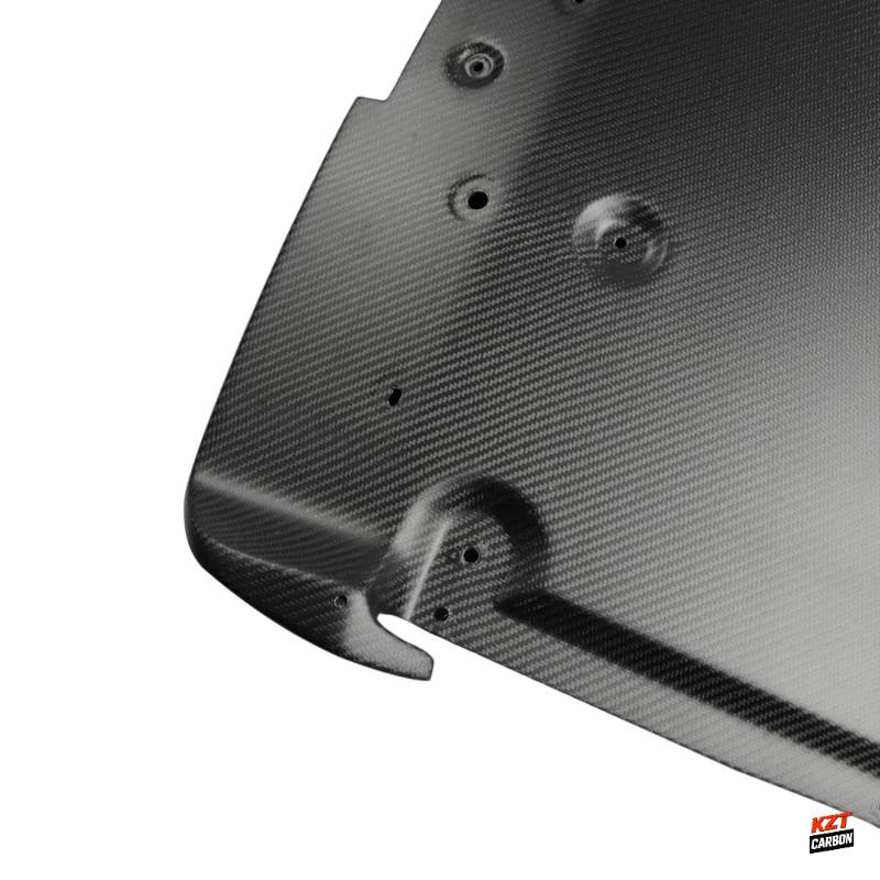 For Nissan R35 GTR 12-16 OEM Style Matte Carbon Rear Under Bottom Diffuser Lip